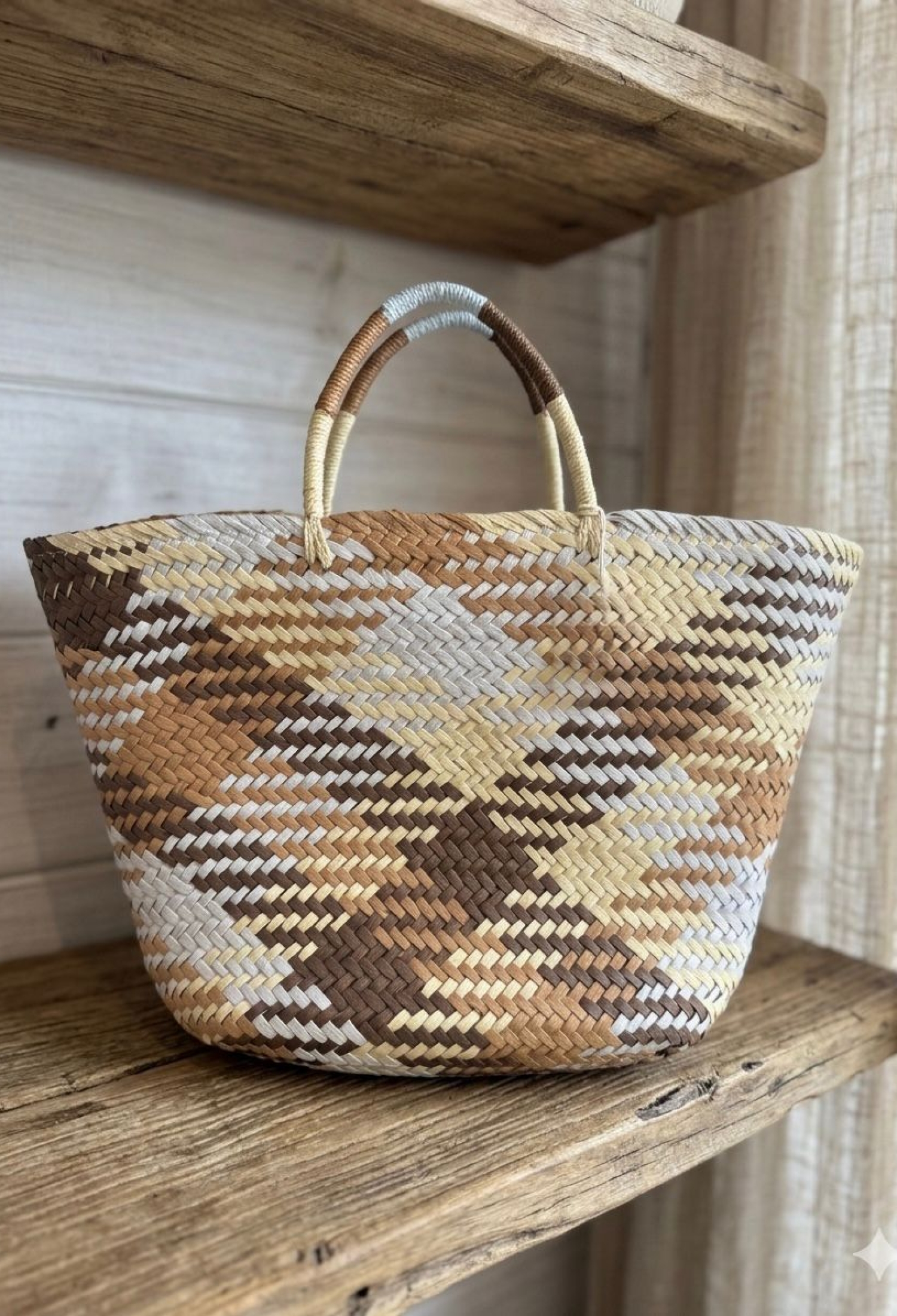 Coffee Straw Bag 51x26 Cm - Brand: Axesoire - Women & Kids, Baby Clothes Wholesale - TheBS Women
