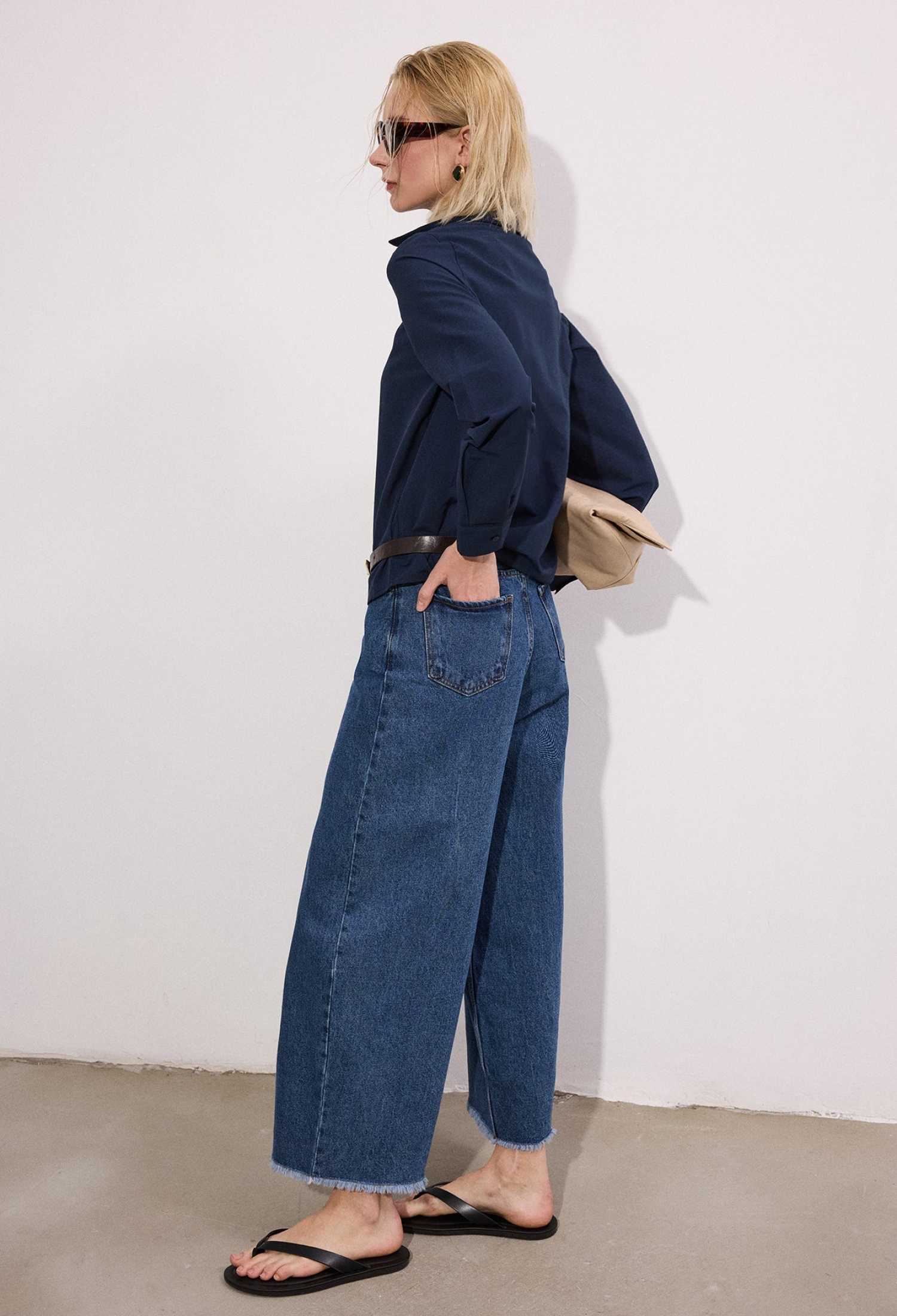 Shirt With Polo Neck And Buttoned Closure - Brand: Touche Prive - Women & Kids, Baby Clothes Wholesale - TheBS Women