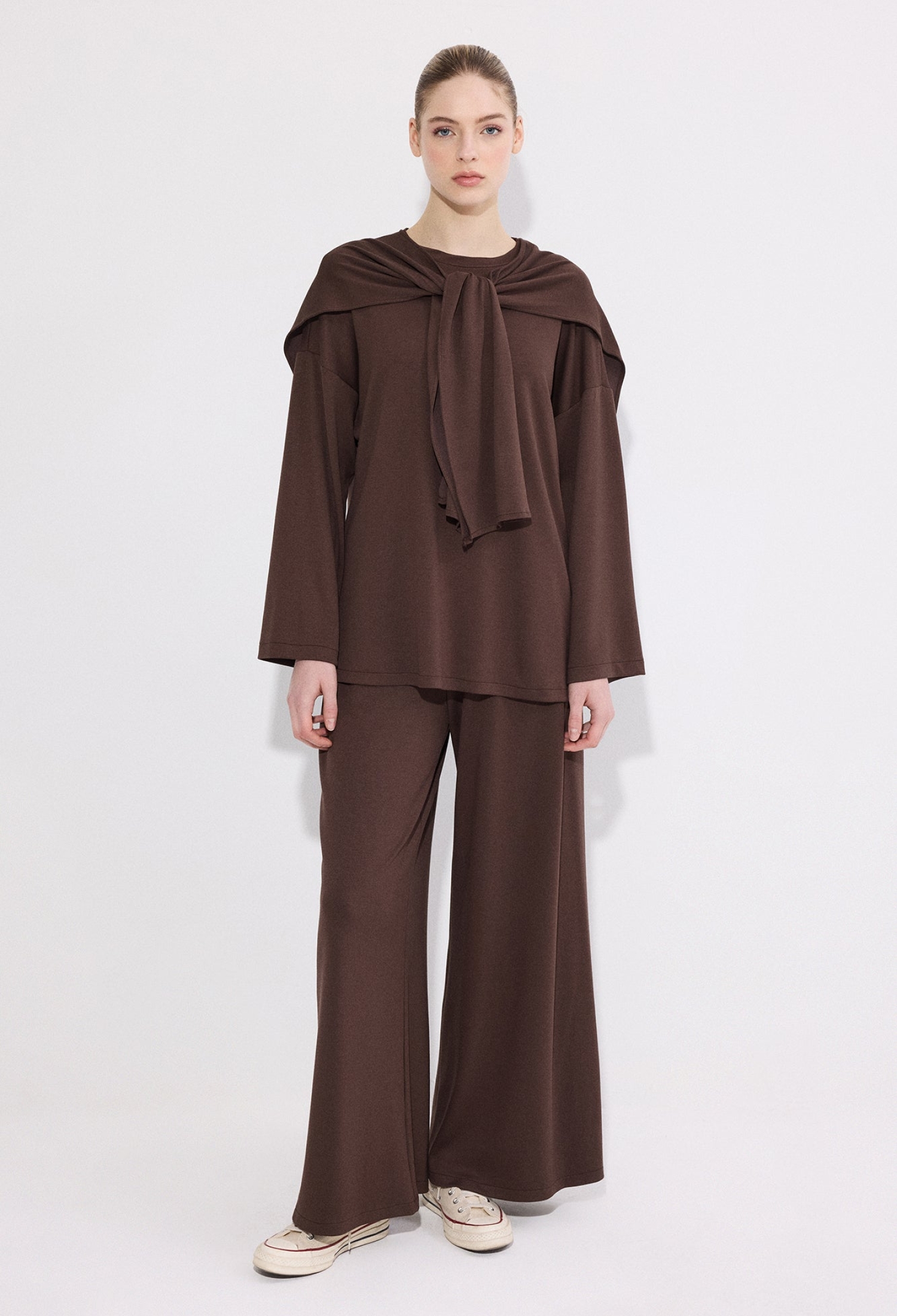 Casual Modest Palazzo Set - Brand: Touche Prive - Women & Kids, Baby Clothes Wholesale - TheBS Women