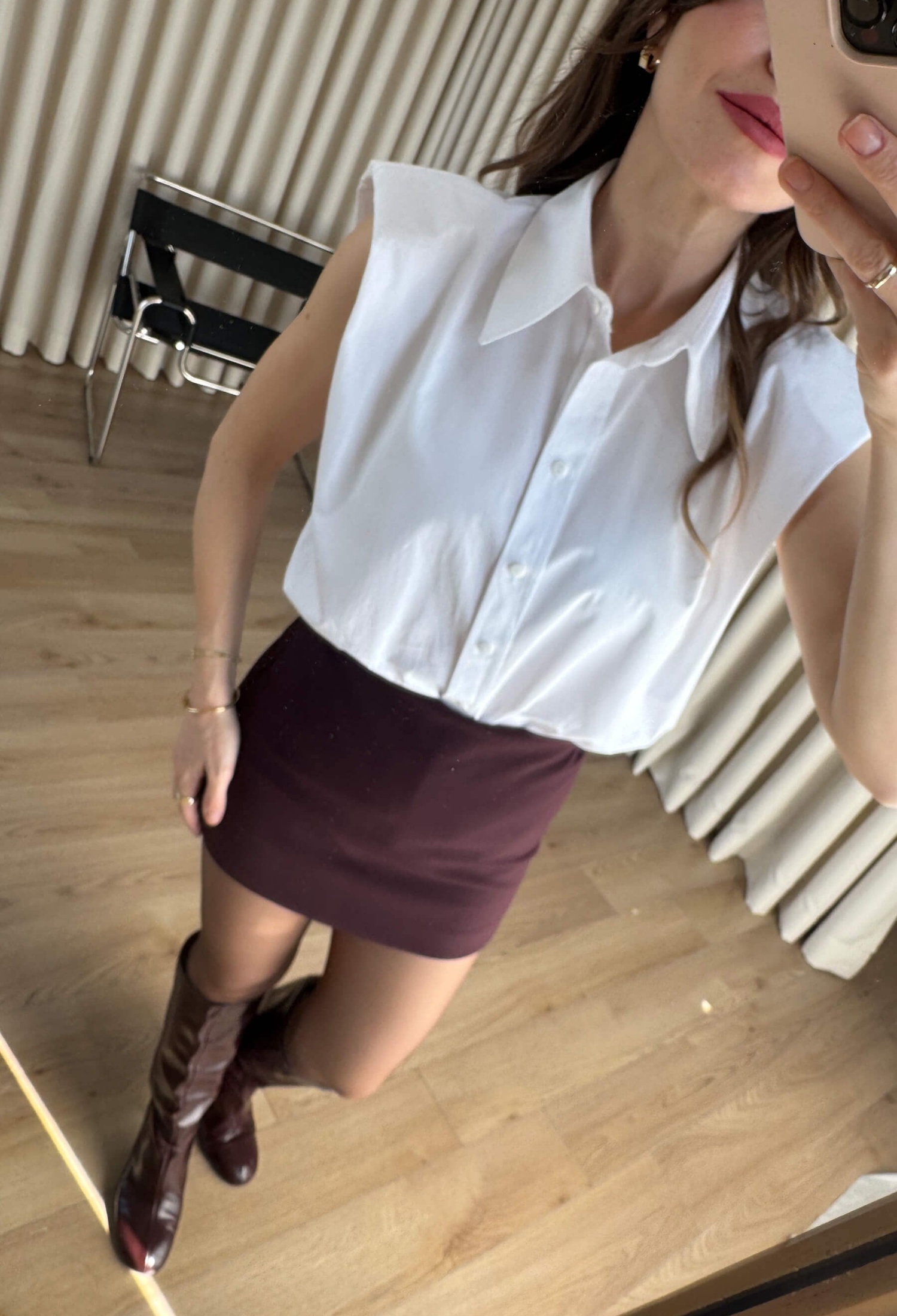 Elegant Casual Shirt With Notched Neck - Brand: Cream Rouge - Women & Kids, Baby Clothes Wholesale - TheBS Women