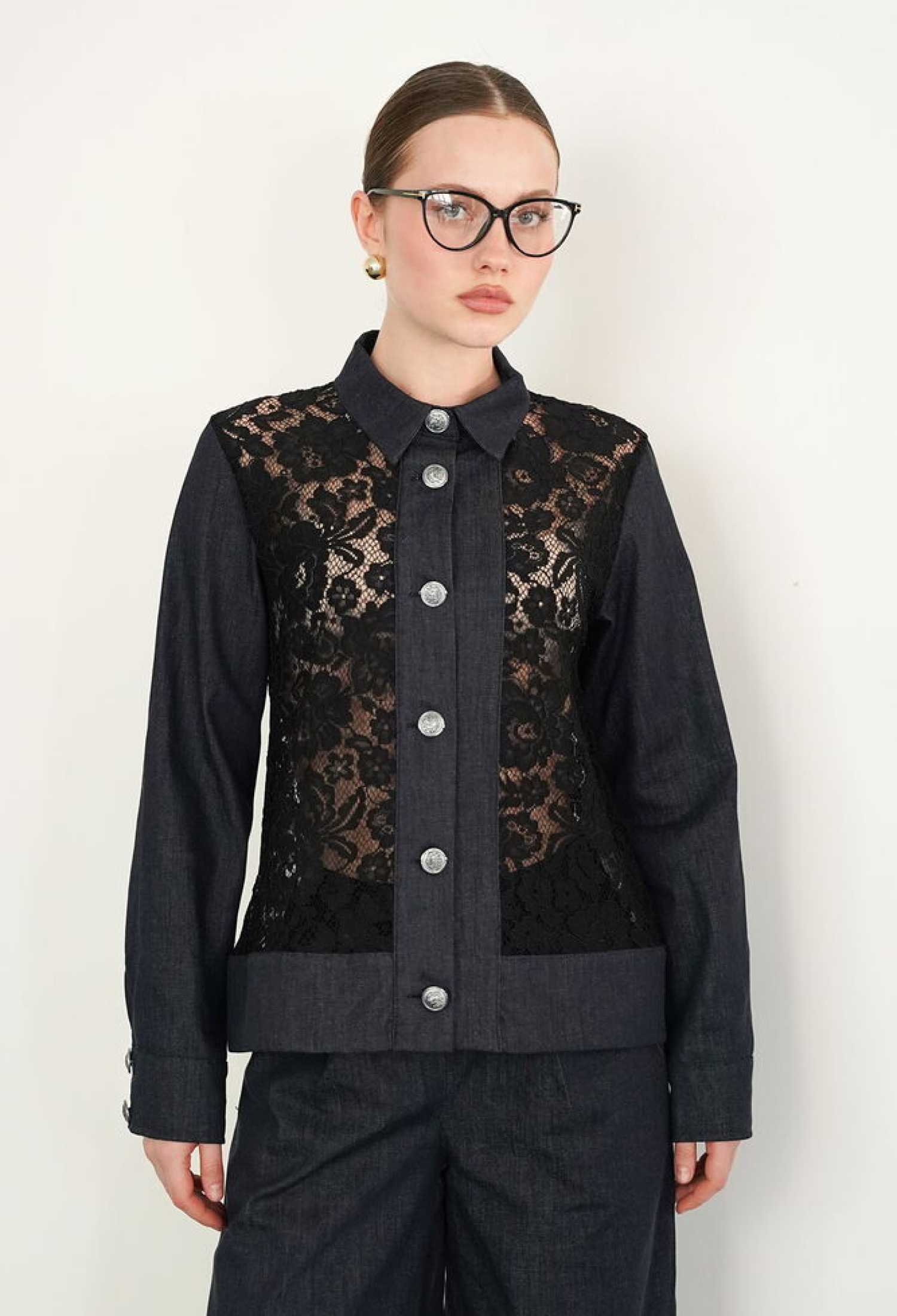 Black Casual Elegant Formal Shirt - Brand: Topshow - Women & Kids, Baby Clothes Wholesale - TheBS Women