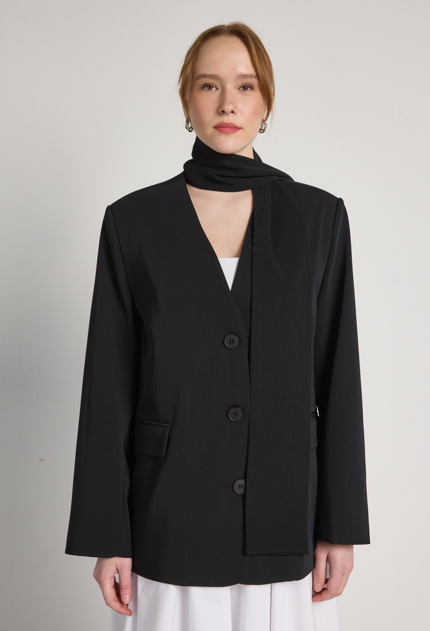 Formal Elegant Single-Breasted Blazer Jacket - Brand: First Angels - Women & Kids, Baby Clothes Wholesale - TheBS Women