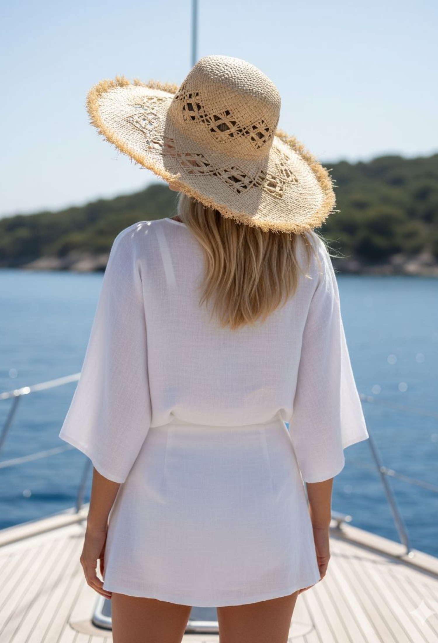 Beige Boho Elegant Plain Hat For Summer & Spring - Brand: Axesoire - Women & Kids, Baby Clothes Wholesale - TheBS Women