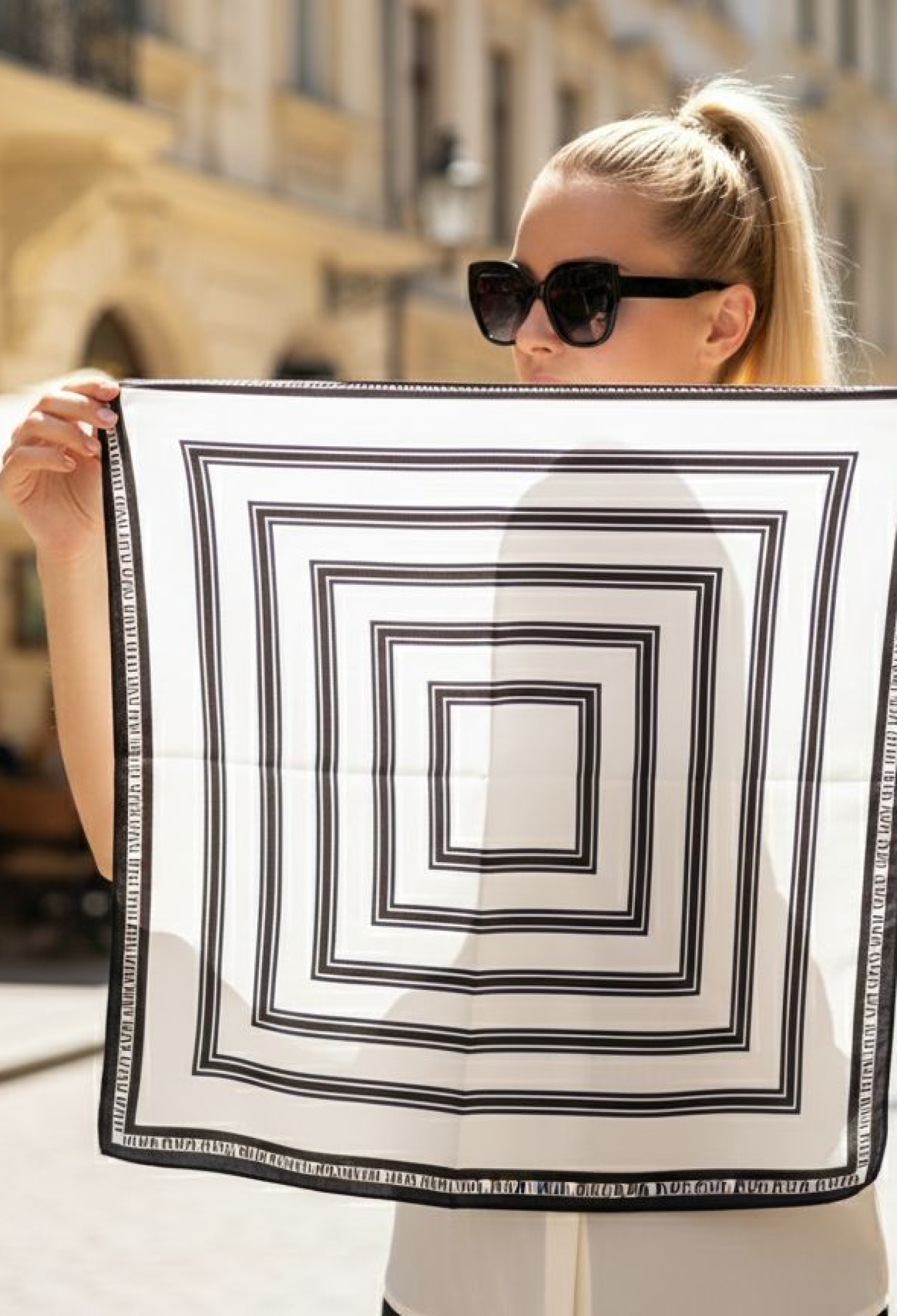 Elegant White Shawl For Formal And Casual Wear - Brand: Axesoire - Women & Kids, Baby Clothes Wholesale - TheBS Women