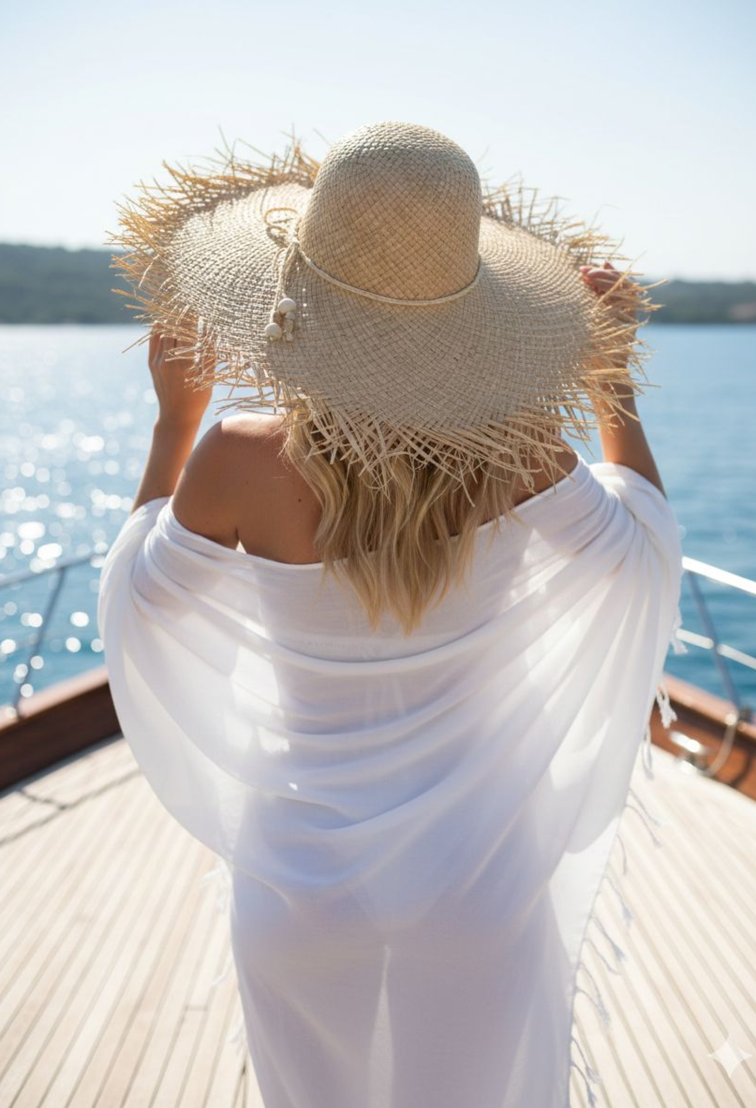 Beige Casual Boho Elegant Hat For Summer & Spring - Brand: Axesoire - Women & Kids, Baby Clothes Wholesale - TheBS Women