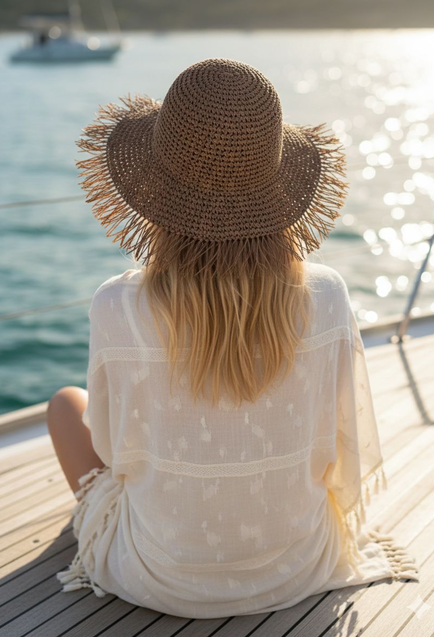 Boho Plain Hat For Summer & Casual Wear - Brand: Axesoire - Women & Kids, Baby Clothes Wholesale - TheBS Women