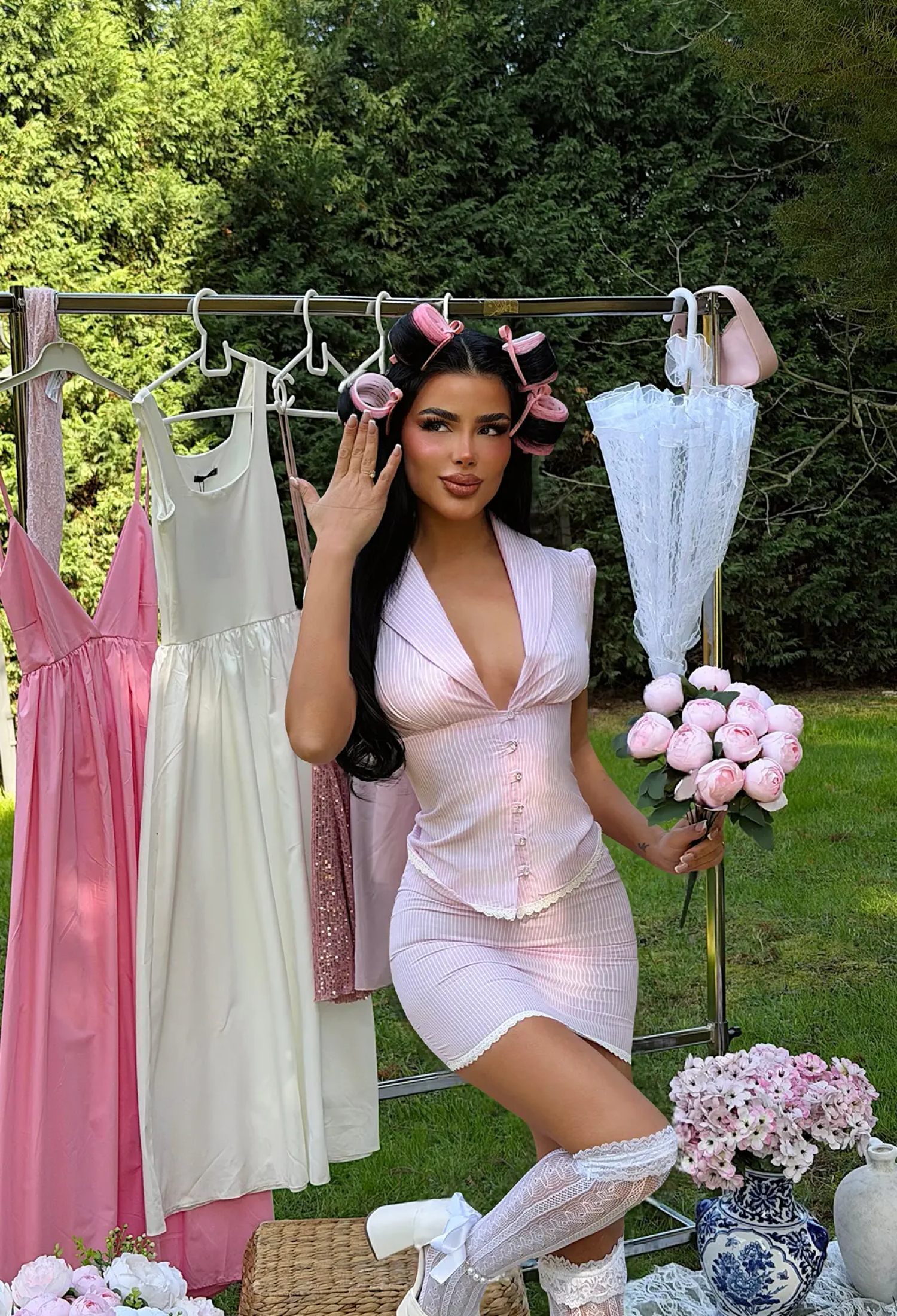 Sexy Vintage Bodycon Set - Brand: EYYO ATELIER - Women & Kids, Baby Clothes Wholesale - TheBS Women