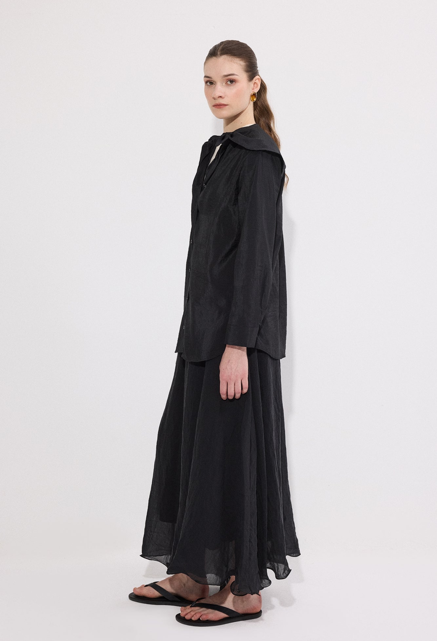 Elegant Formal V-Neck Shirt - Brand: Touche Prive - Women & Kids, Baby Clothes Wholesale - TheBS Women