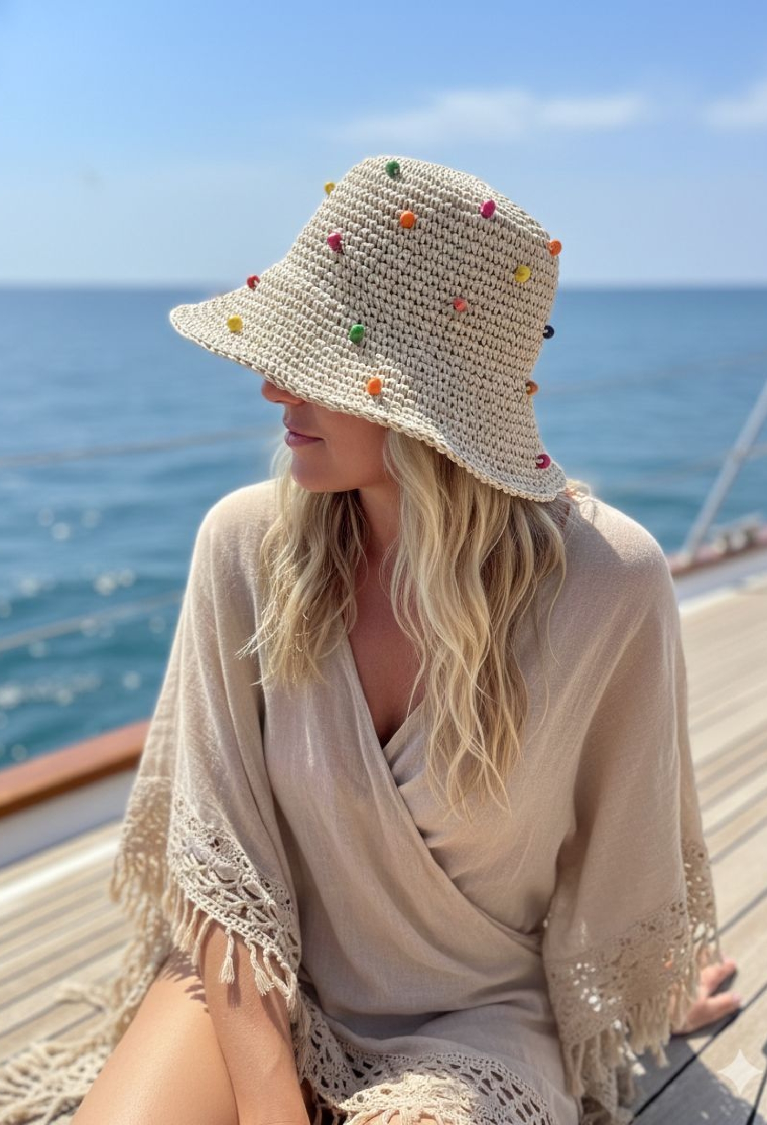 Boho Plain Hat For Spring Summer - Brand: Axesoire - Women & Kids, Baby Clothes Wholesale - TheBS Women