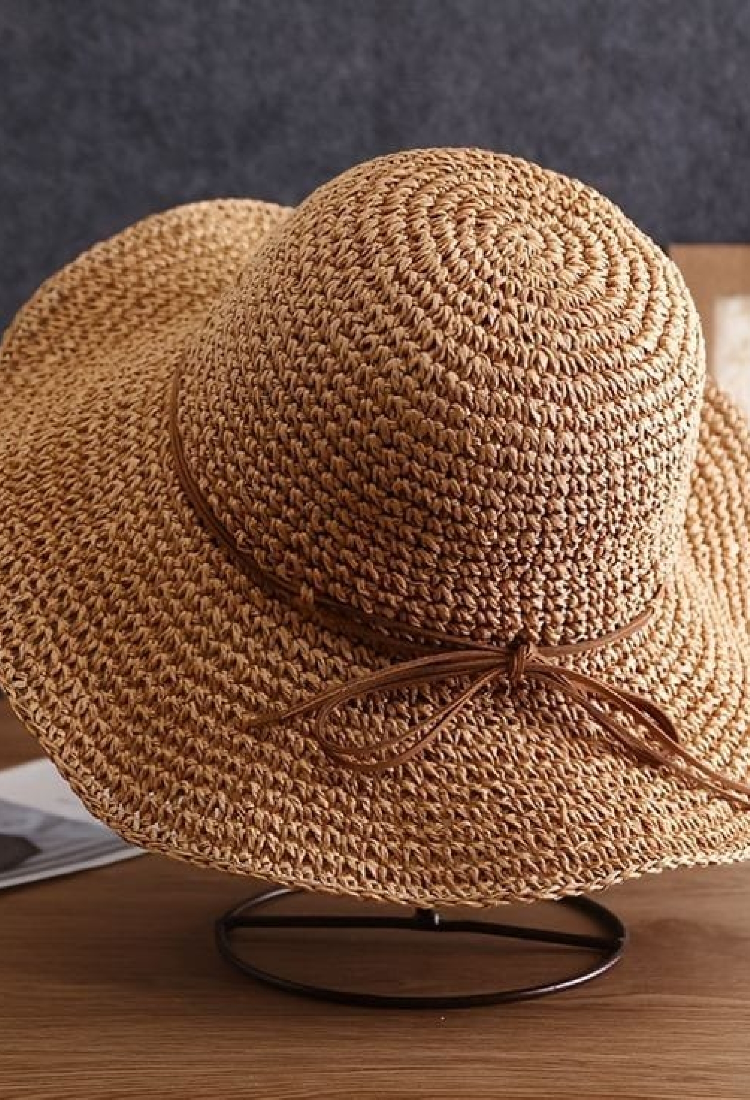 Brown Casual Boho Vintage Hat - Brand: Axesoire - Women & Kids, Baby Clothes Wholesale - TheBS Women
