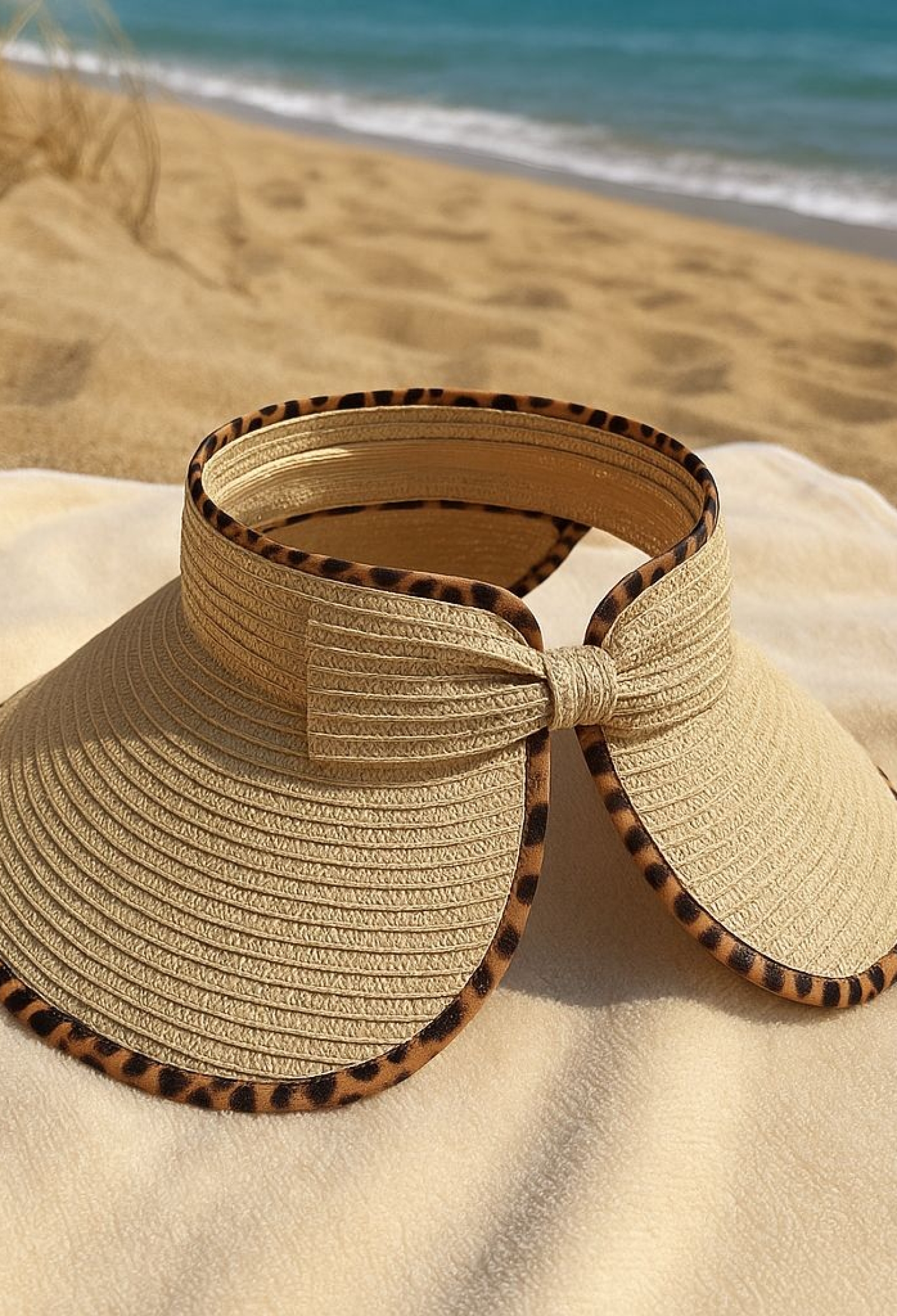 Casual Hat With Animal Print For Summer - Brand: Axesoire - Women & Kids, Baby Clothes Wholesale - TheBS Women