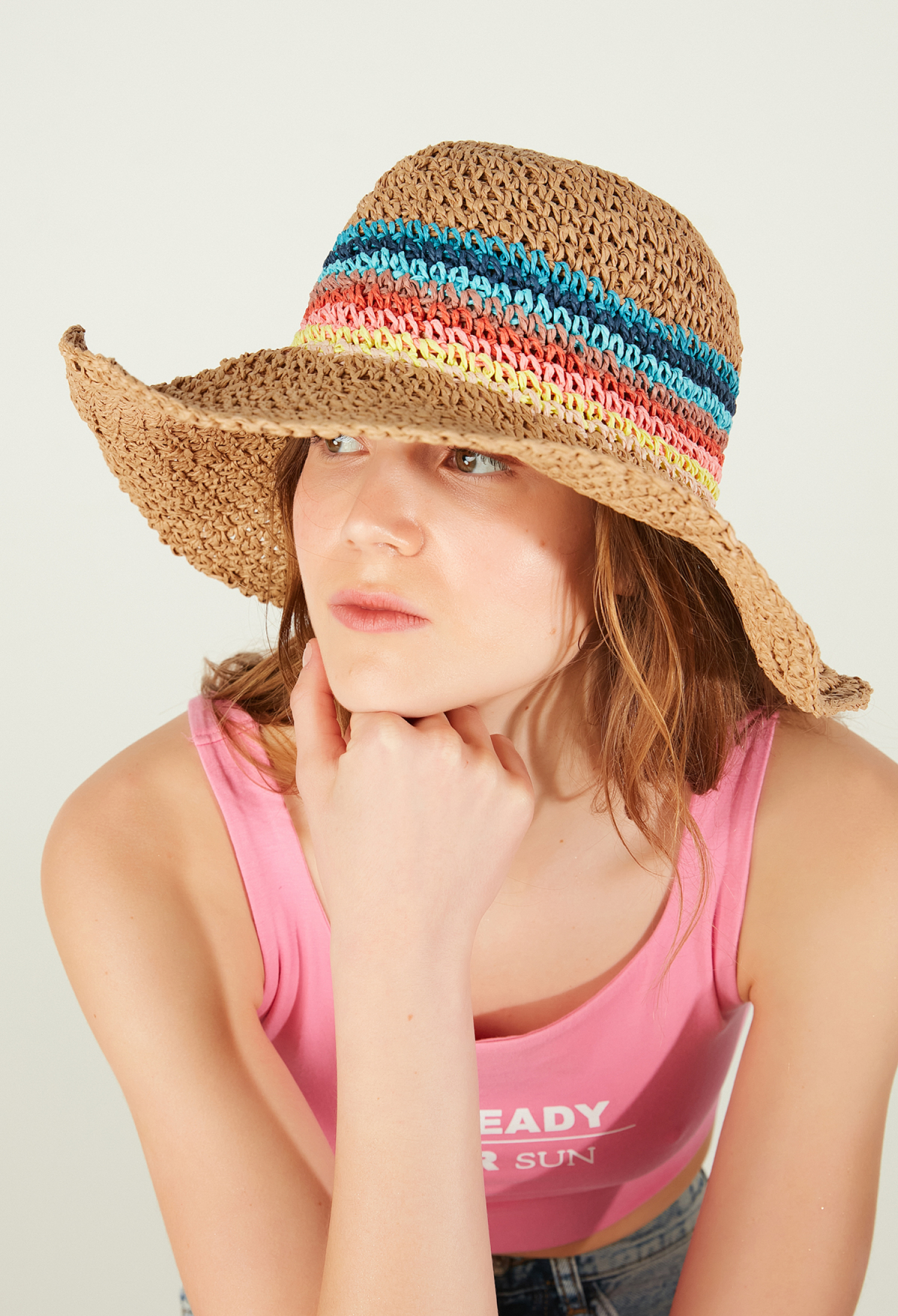 Brown Casual Boho Hat For Summer Beach & Party - Brand: Axesoire - Women & Kids, Baby Clothes Wholesale - TheBS Women