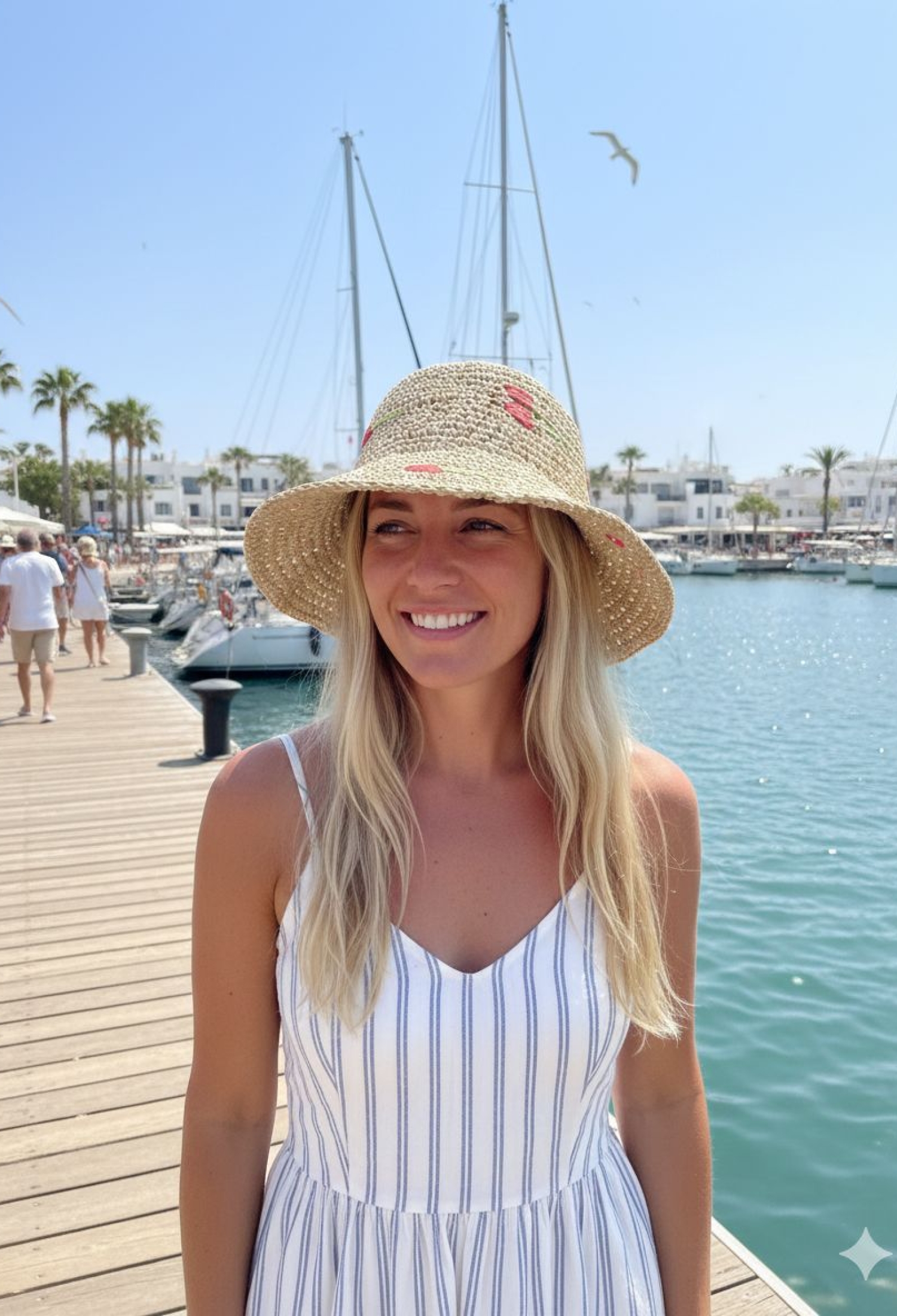 Boho Floral Hat For Summer & Spring - Brand: Axesoire - Women & Kids, Baby Clothes Wholesale - TheBS Women