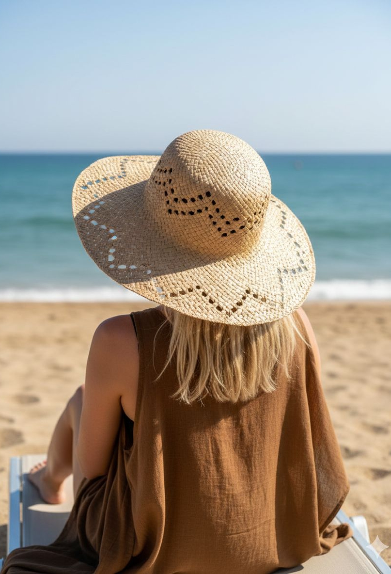 Beige Boho Casual Hat For Summer And Spring - Brand: Axesoire - Women & Kids, Baby Clothes Wholesale - TheBS Women