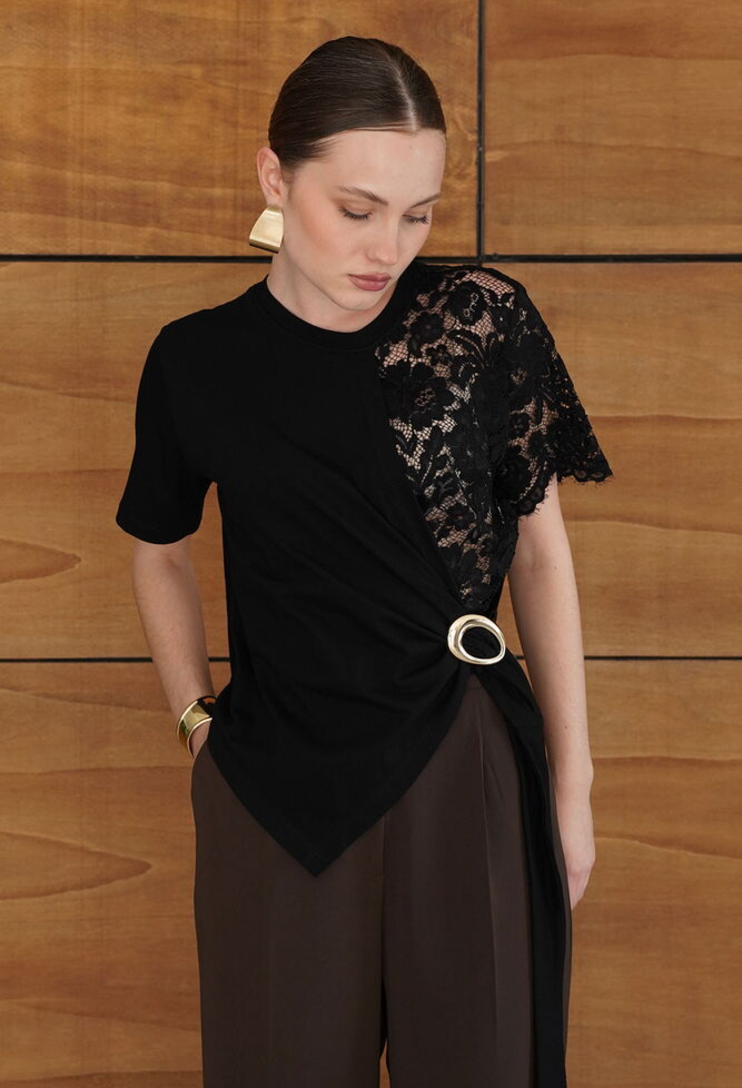 ElegantBlouse With Crew Neck And Short Sleeves - Brand: Topshow - Women & Kids, Baby Clothes Wholesale - TheBS Women