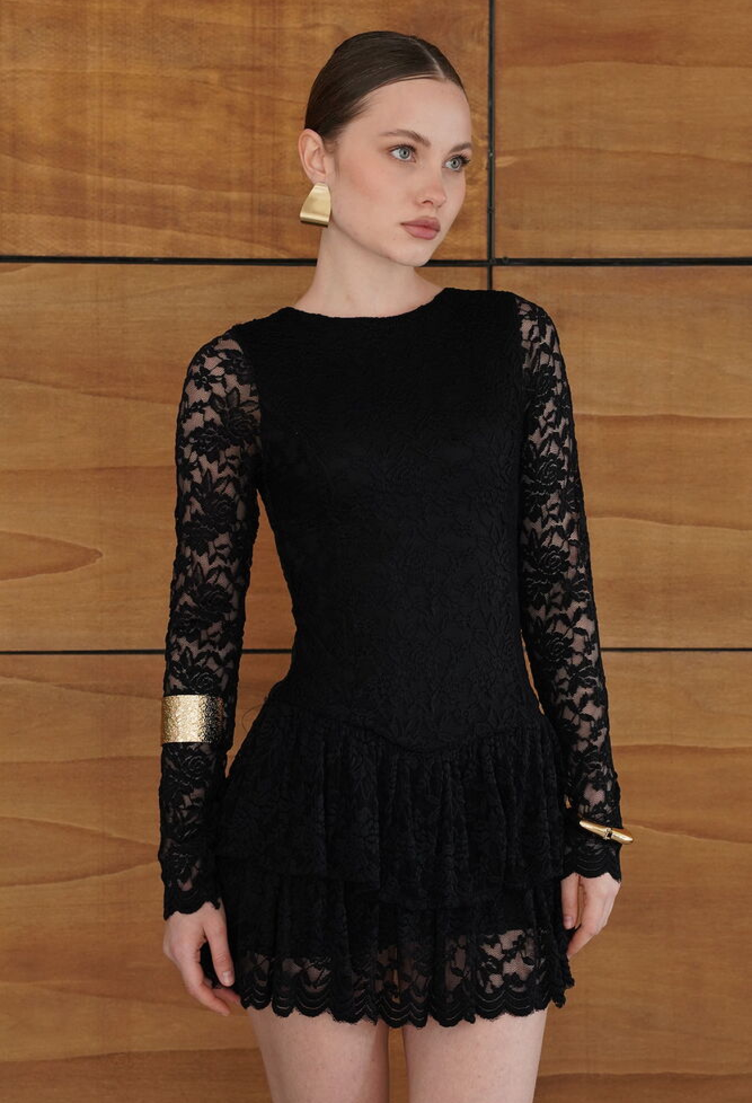 Elegant Black Fit And Flare Mini Dress - Brand: Topshow - Women & Kids, Baby Clothes Wholesale - TheBS Women