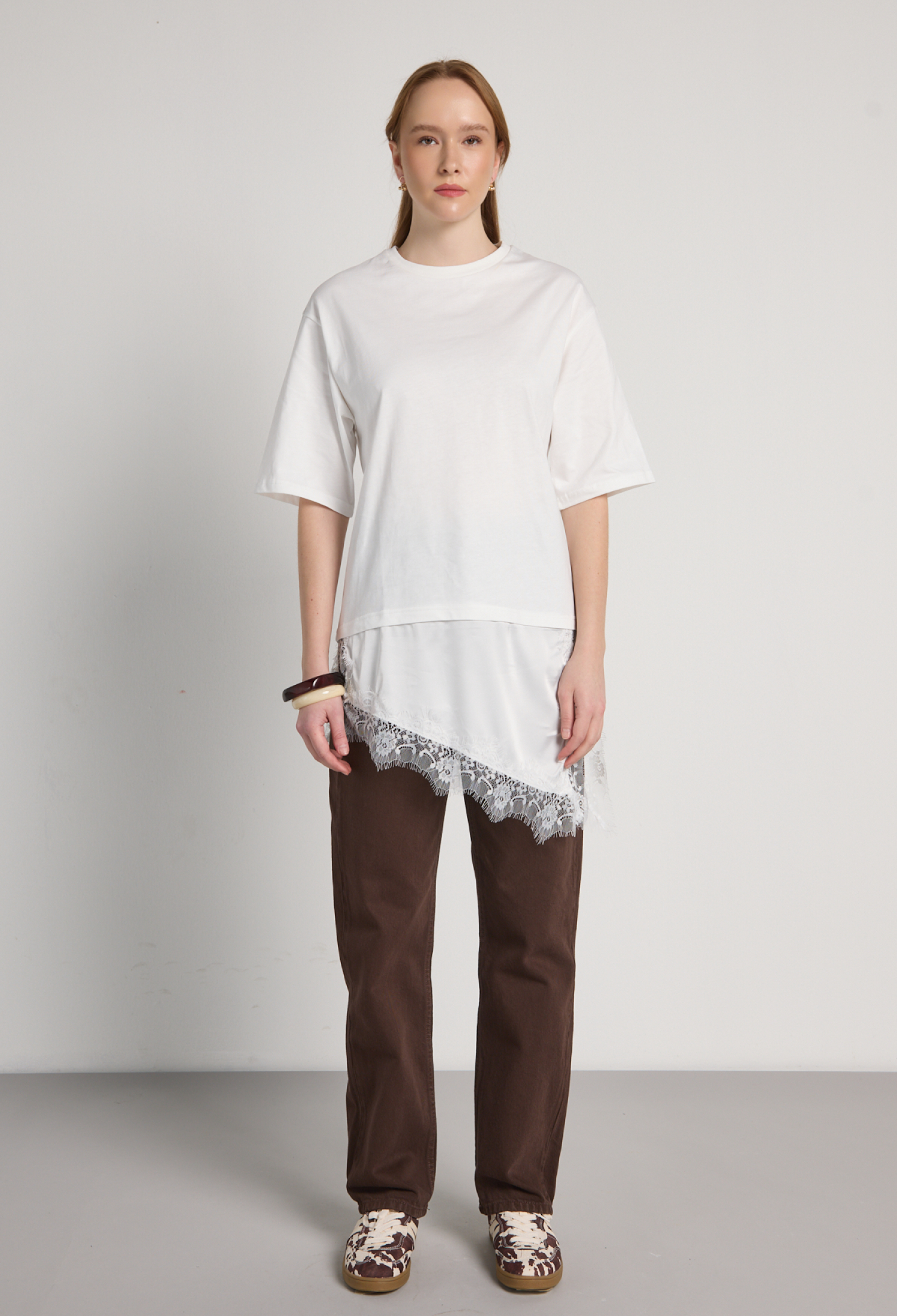 White Casual Tshirt With Half Sleeves - Brand: First Angels - Women & Kids, Baby Clothes Wholesale - TheBS Women