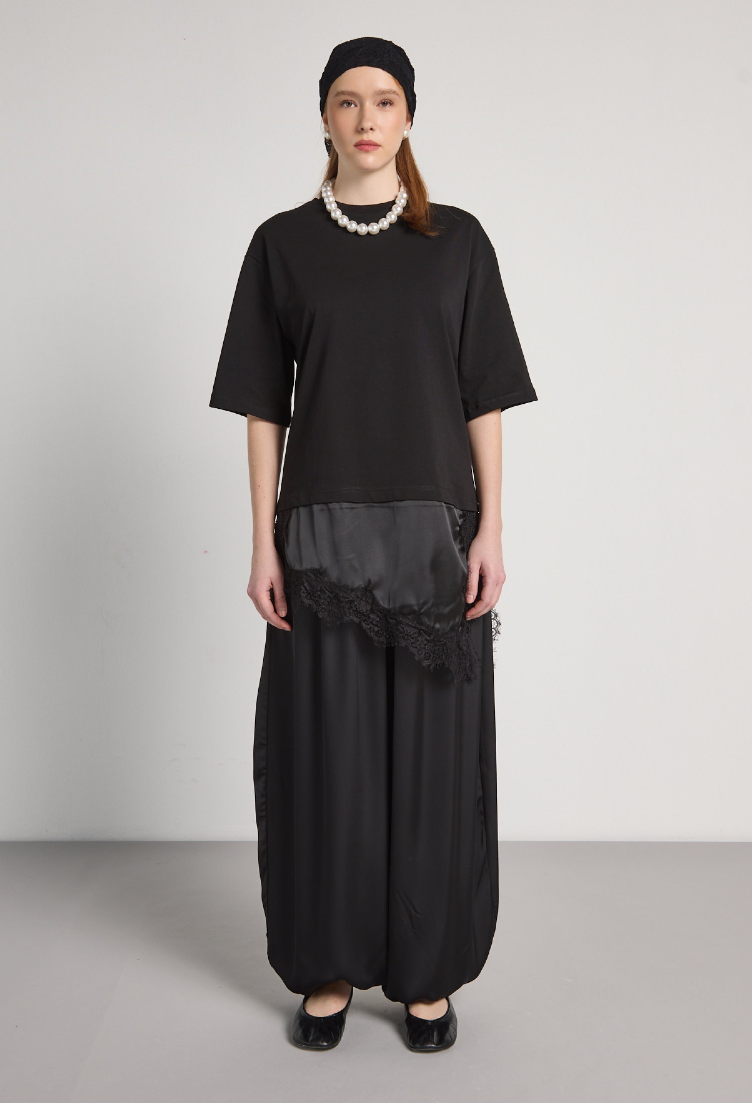 Black Casual Modest Elegant Tshirt - Brand: First Angels - Women & Kids, Baby Clothes Wholesale - TheBS Women