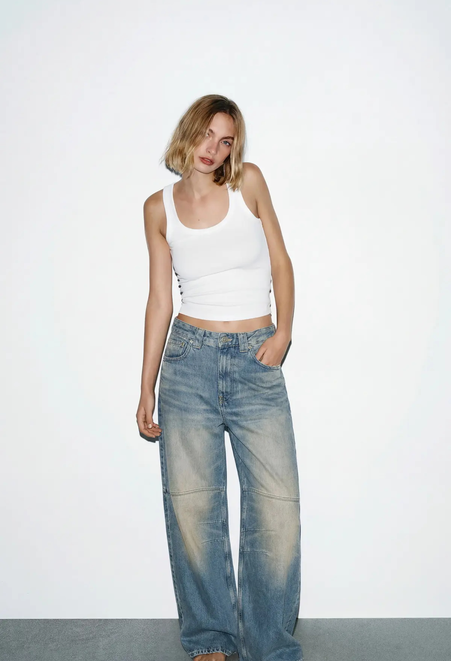 Blue Casual Streetwear Vintage Retro Jeans - Brand: EYYO ATELIER - Women & Kids, Baby Clothes Wholesale - TheBS Women