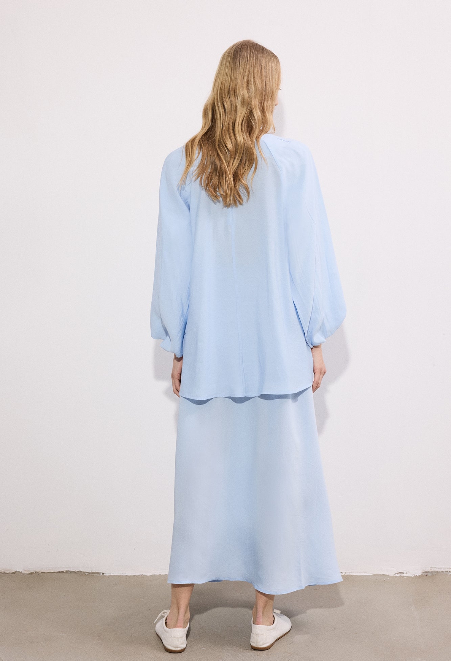 Blue Modest Casual Elegant Tunic - Brand: Touche Prive - Women & Kids, Baby Clothes Wholesale - TheBS Women