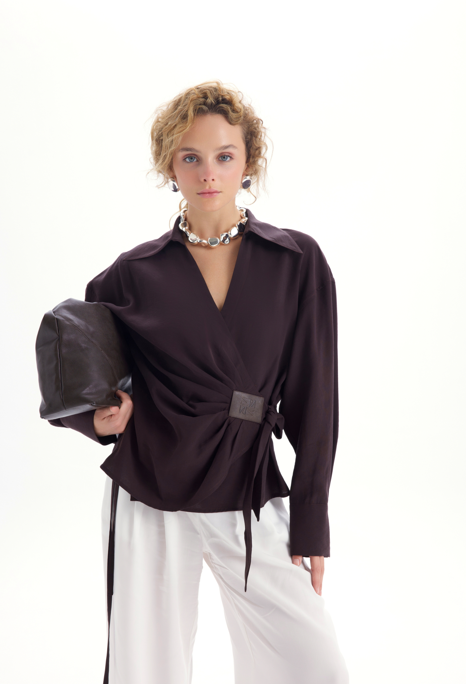 Elegant Formal Casual Shirt - Brand: Mai Collection - Women & Kids, Baby Clothes Wholesale - TheBS Women