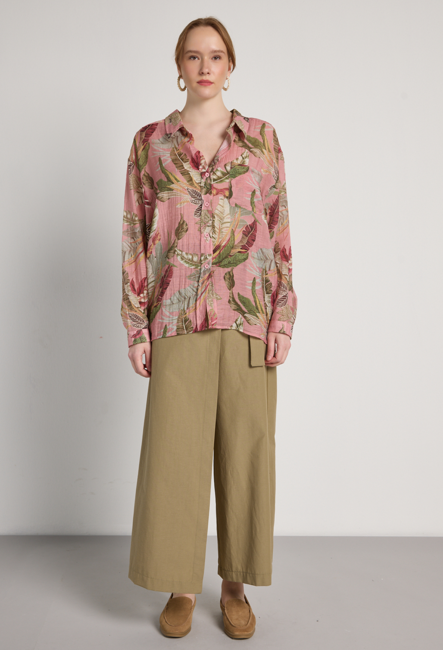 Pink Floral Casual Shirt - Brand: First Angels - Women & Kids, Baby Clothes Wholesale - TheBS Women