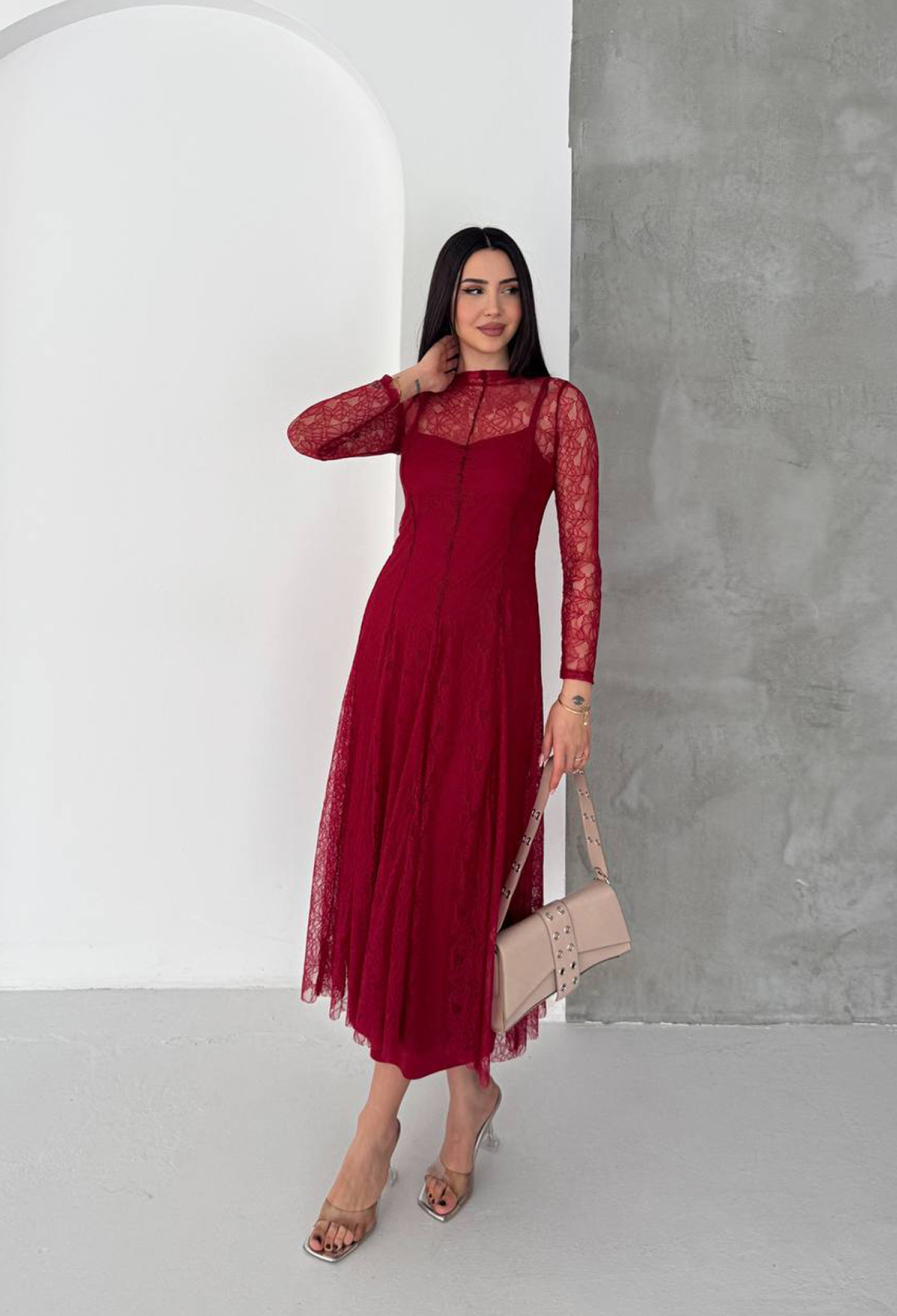 Fit And Flare Elegant Dress - Brand: Mode Roy - Women & Kids, Baby Clothes Wholesale - TheBS Women