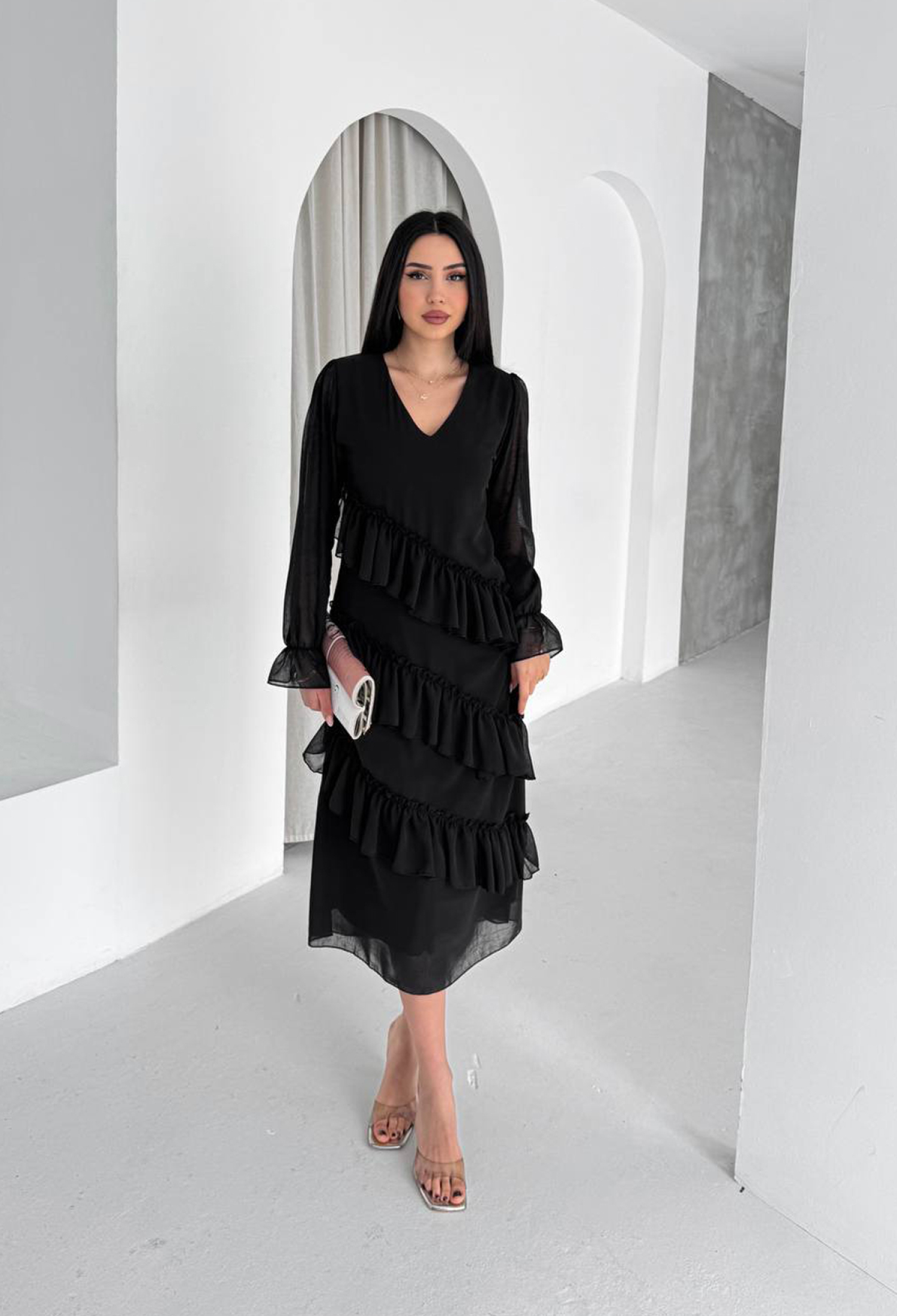 Elegant Formal Sexy Shift Dress - Brand: Mode Roy - Women & Kids, Baby Clothes Wholesale - TheBS Women