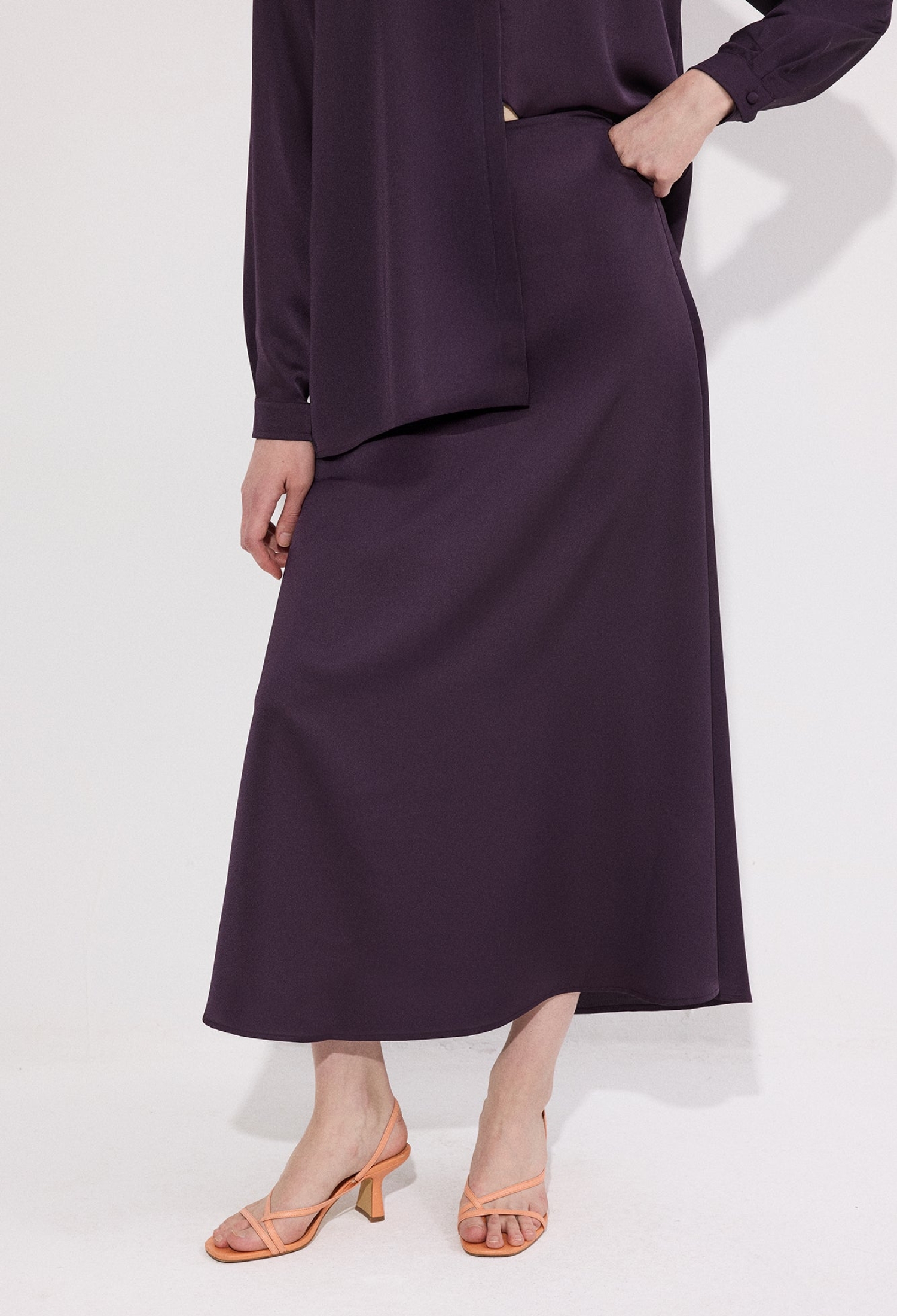 Purple Elegant Formal Set For Work & Evening - Brand: Touche Prive - Women & Kids, Baby Clothes Wholesale - TheBS Women