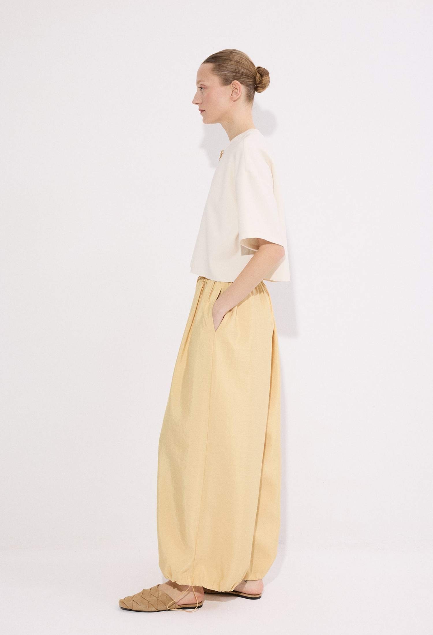 Harem/Genie Pants With Balloon Leg - Brand: Touche Prive - Women & Kids, Baby Clothes Wholesale - TheBS Women