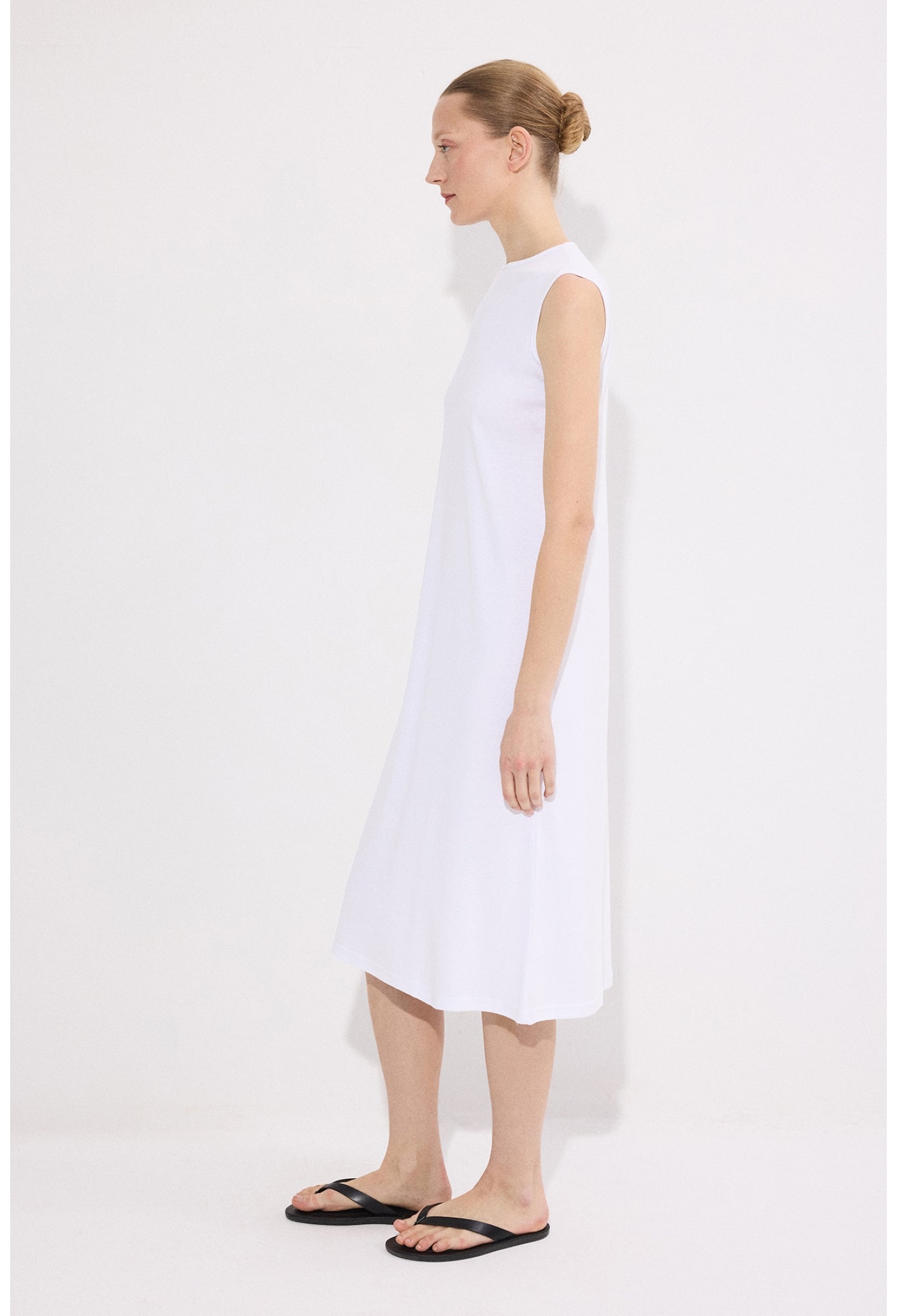 White Shift Dress With Cap Sleeves - Brand: Touche Prive - Women & Kids, Baby Clothes Wholesale - TheBS Women