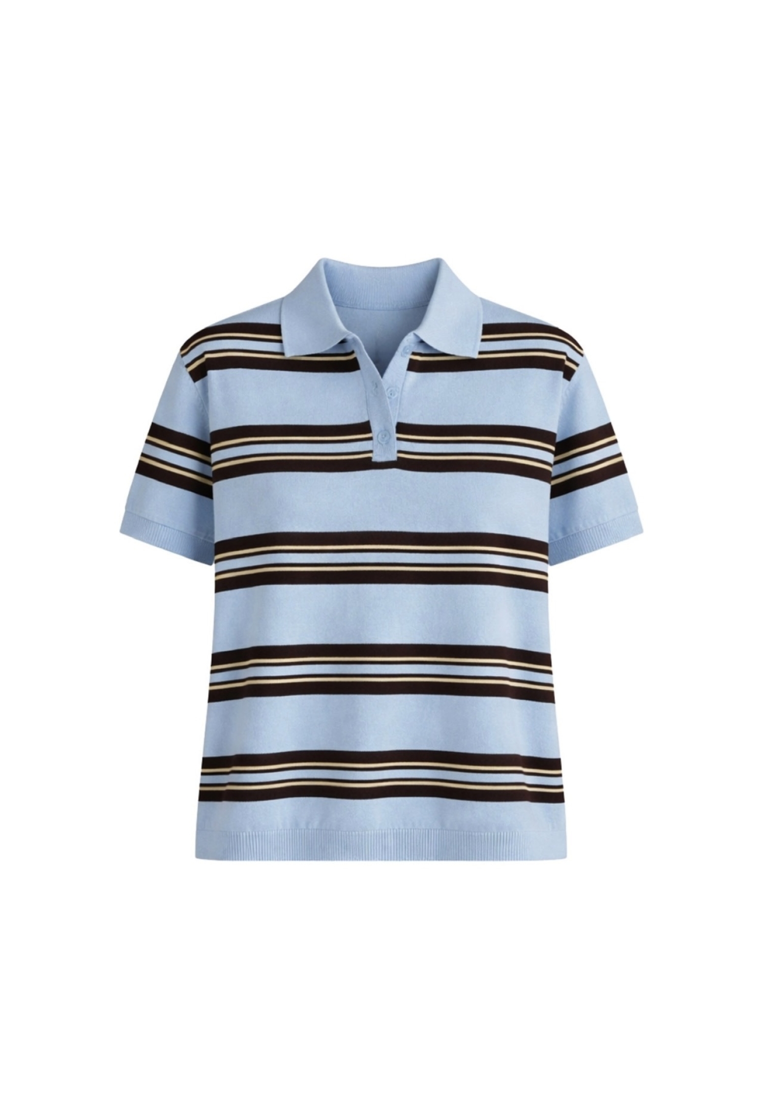 Casual Sport Preppy Striped Blouse - Brand: Black Fashion - Women & Kids, Baby Clothes Wholesale - TheBS Women