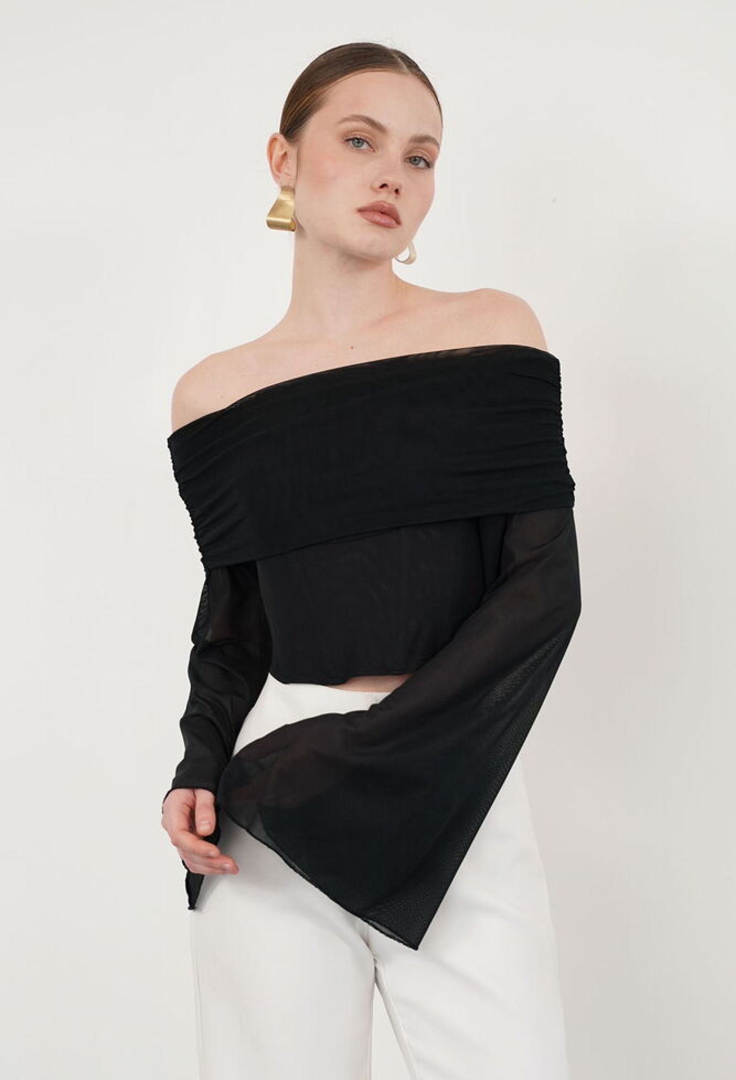 Elegant Glam Bell Sleeve Blouse - Brand: Topshow - Women & Kids, Baby Clothes Wholesale - TheBS Women