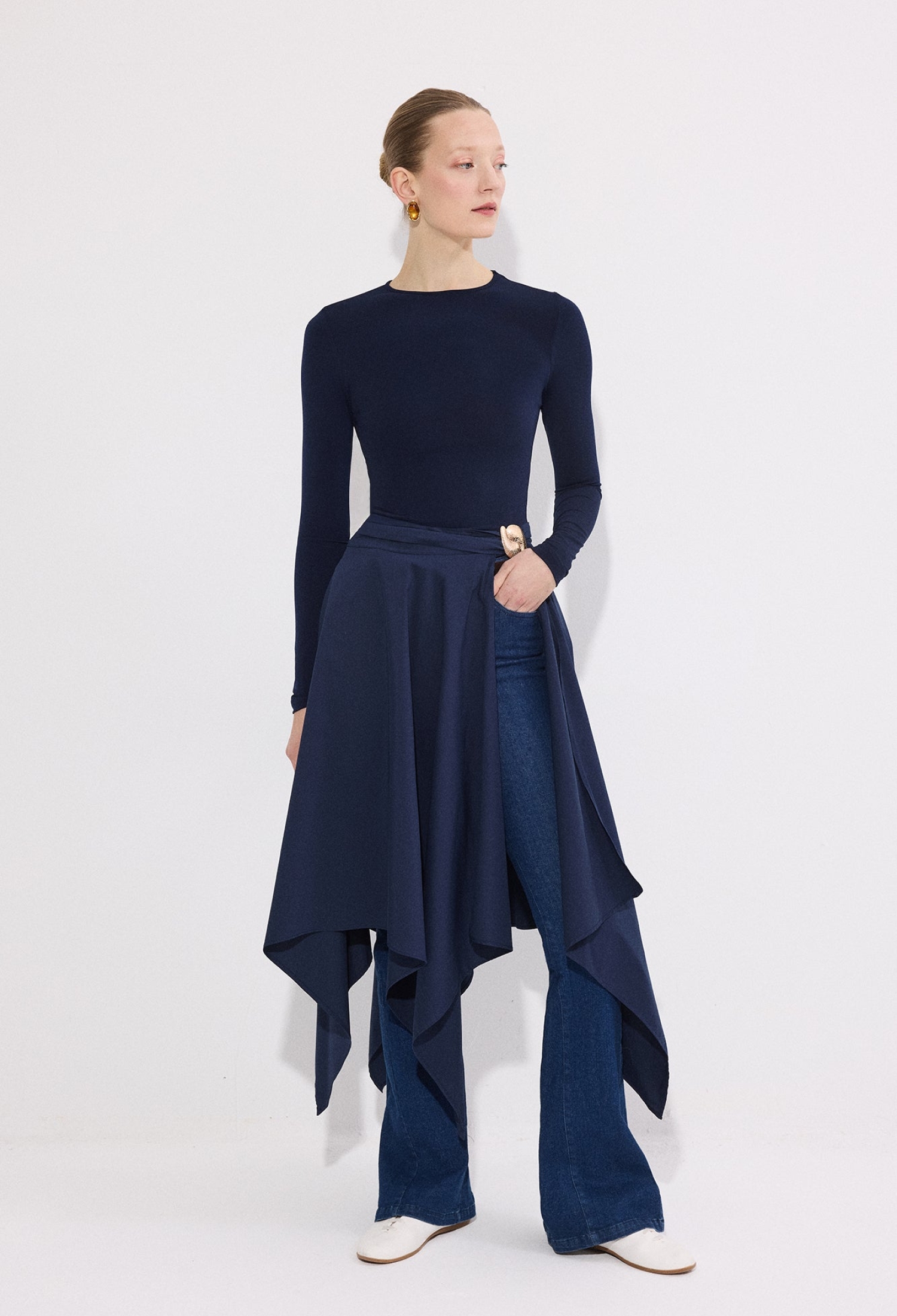 Blouse With Long Sleeves And Slim Fit - Brand: Touche Prive - Women & Kids, Baby Clothes Wholesale - TheBS Women