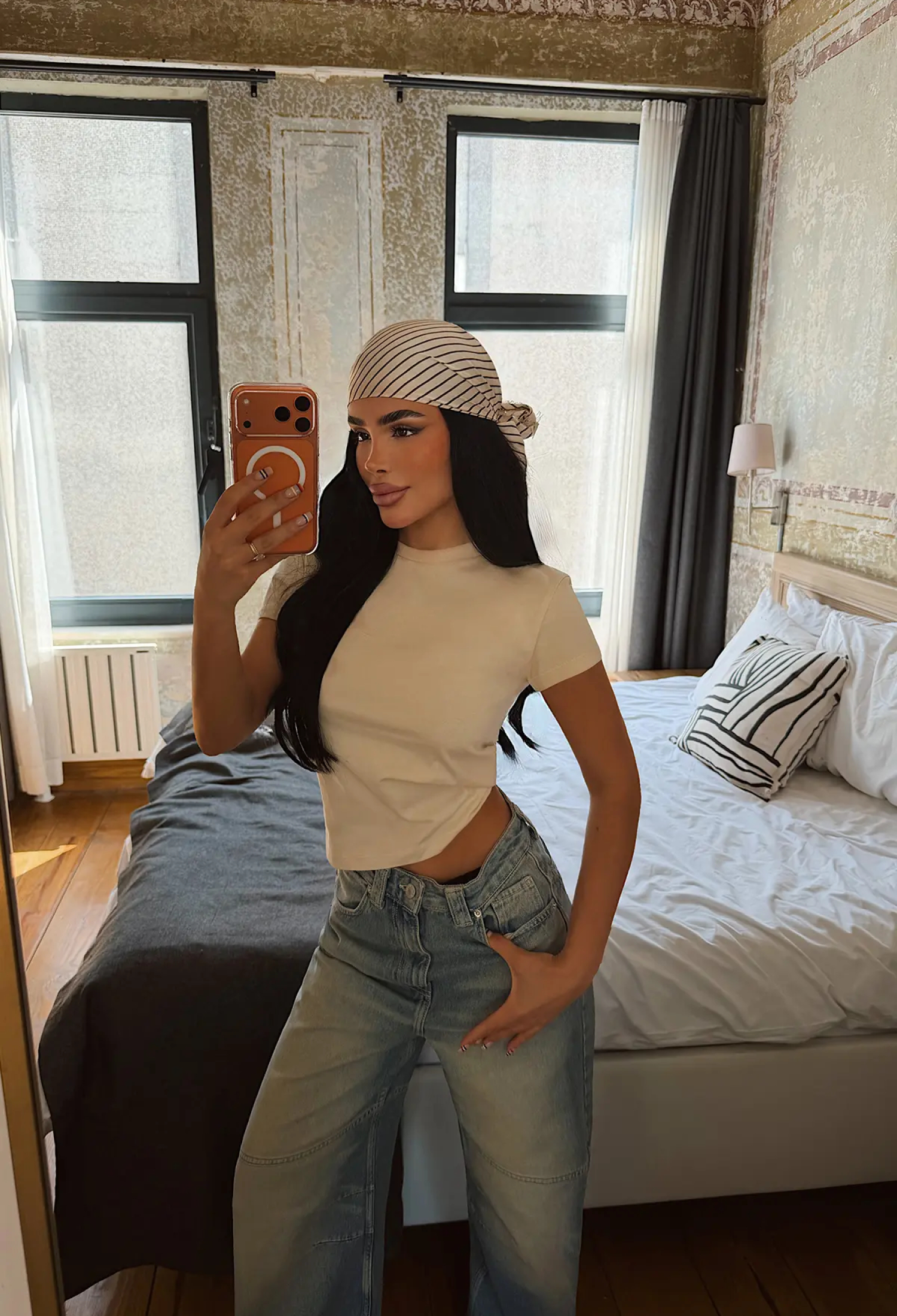 Casual Slim Fit Crop Shirt - Brand: EYYO ATELIER - Women & Kids, Baby Clothes Wholesale - TheBS Women