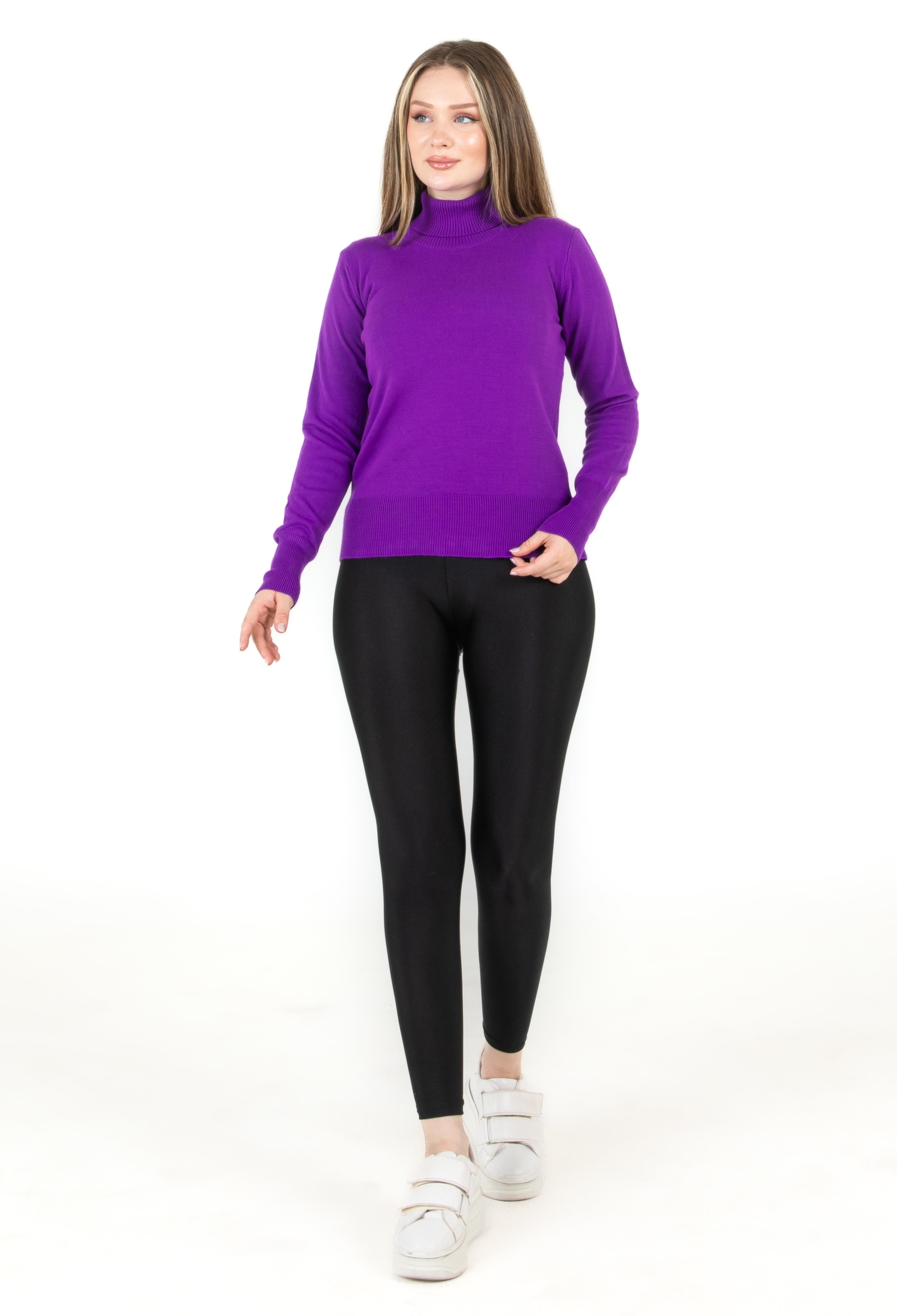 Turtleneck Basic Sweater - Brand: Sortie Collection - Women & Kids, Baby Clothes Wholesale - TheBS Women