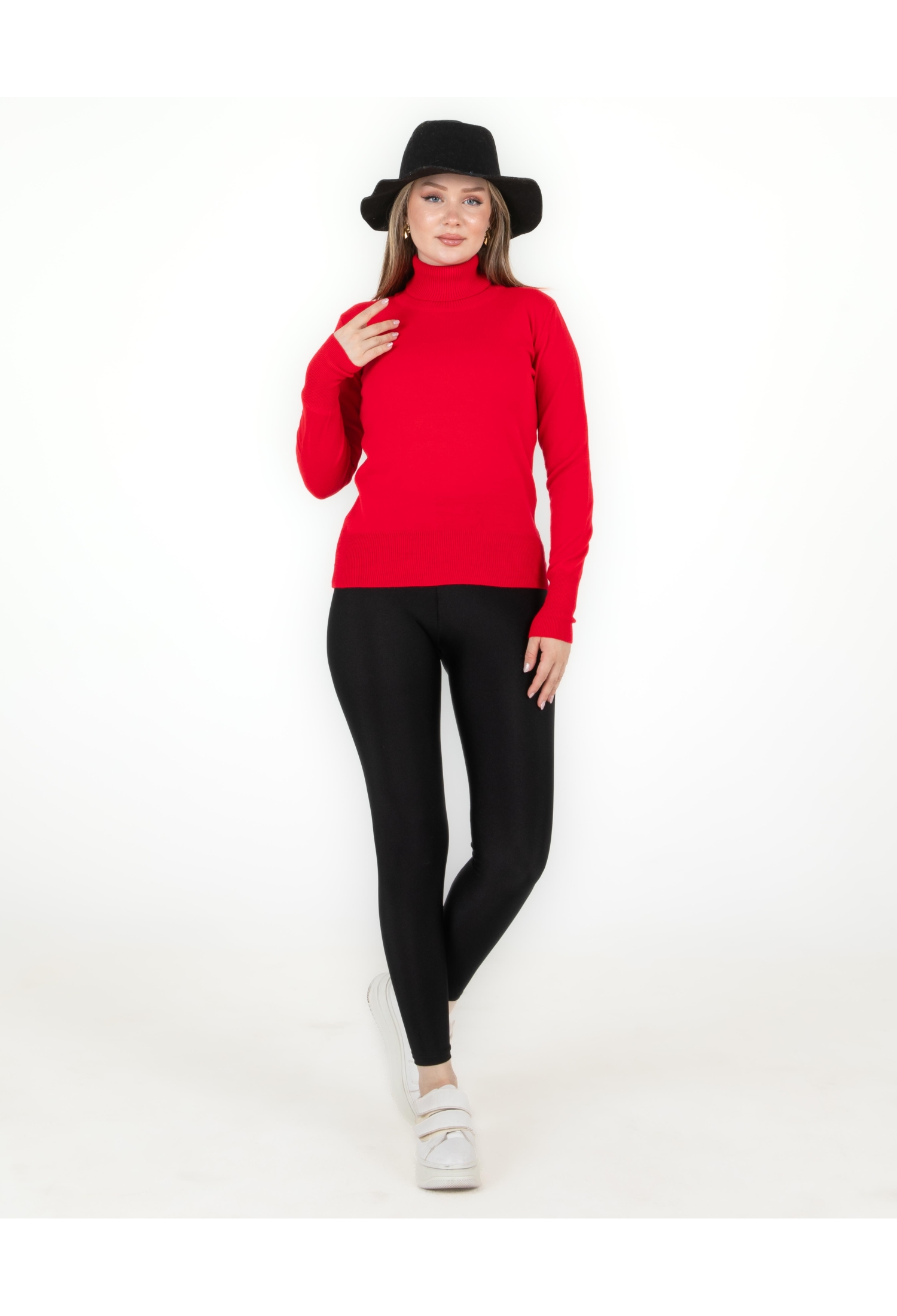Turtleneck Basic Sweater - Brand: Sortie Collection - Women & Kids, Baby Clothes Wholesale - TheBS Women