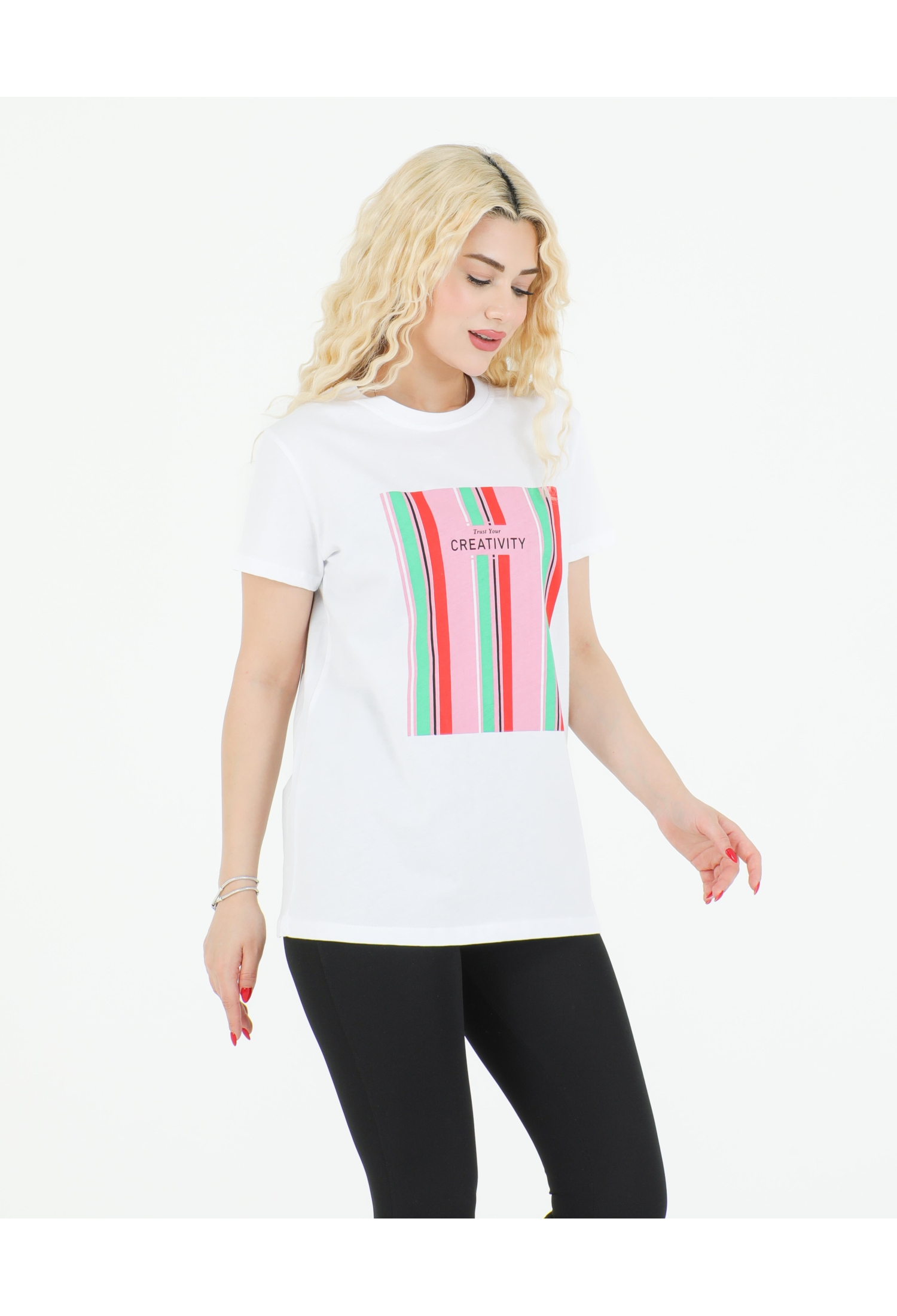 Creativity Printed T-shirt - Brand: Sortie Collection - Women & Kids, Baby Clothes Wholesale - TheBS Women