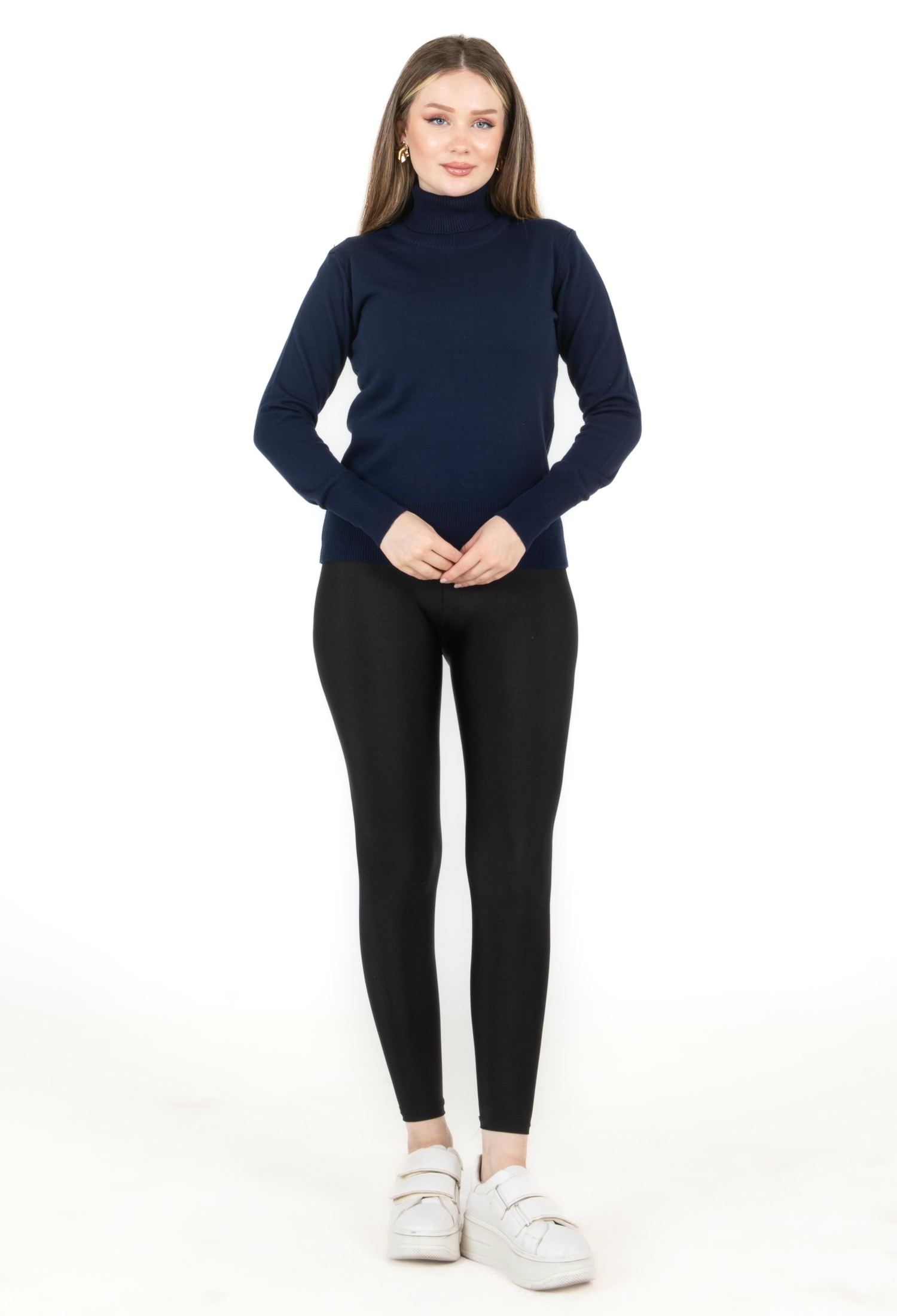Turtleneck Basic Sweater - Brand: Sortie Collection - Women & Kids, Baby Clothes Wholesale - TheBS Women