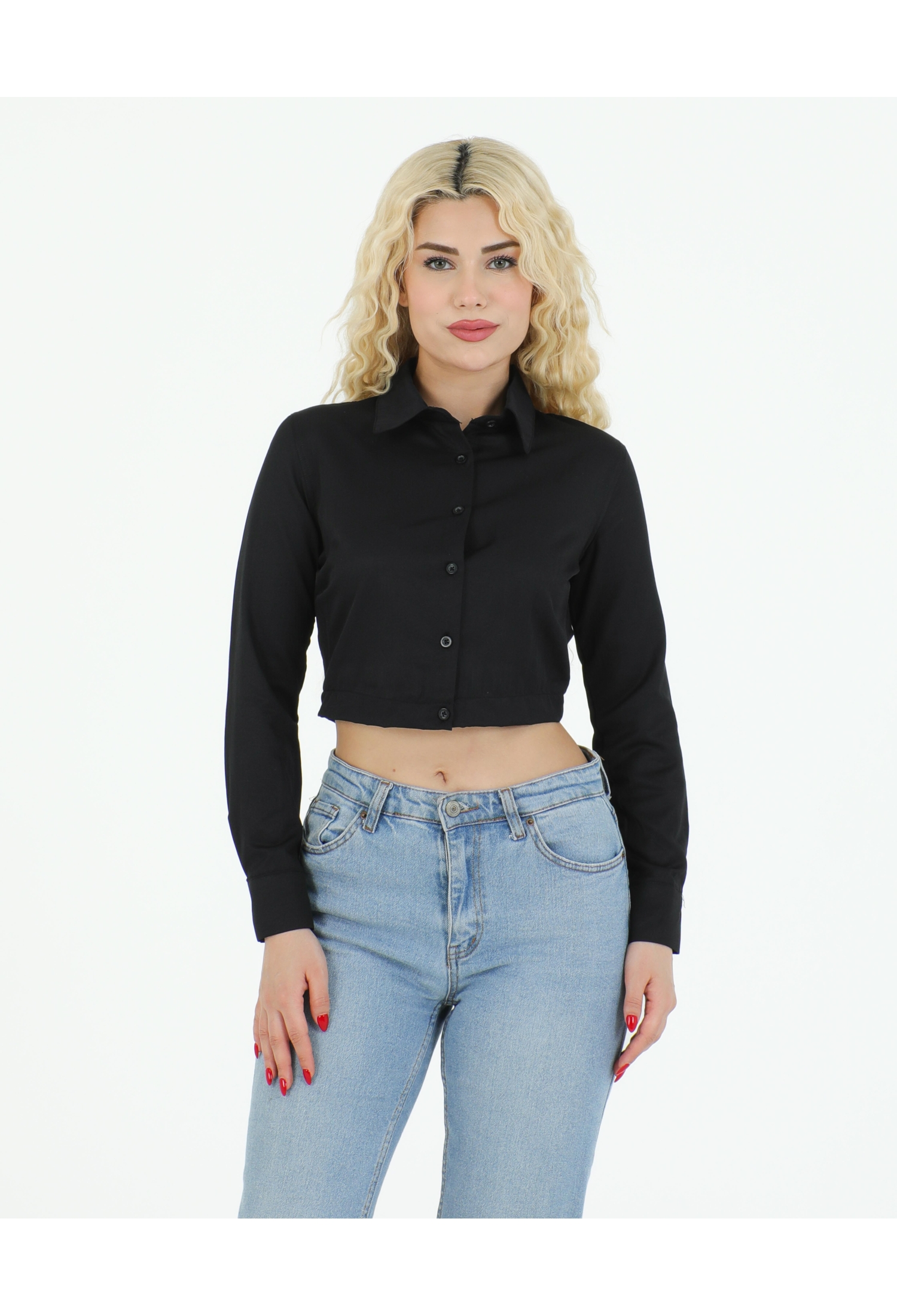 Elastic Crop Shirt - Brand: Sortie Collection - Women & Kids, Baby Clothes Wholesale - TheBS Women