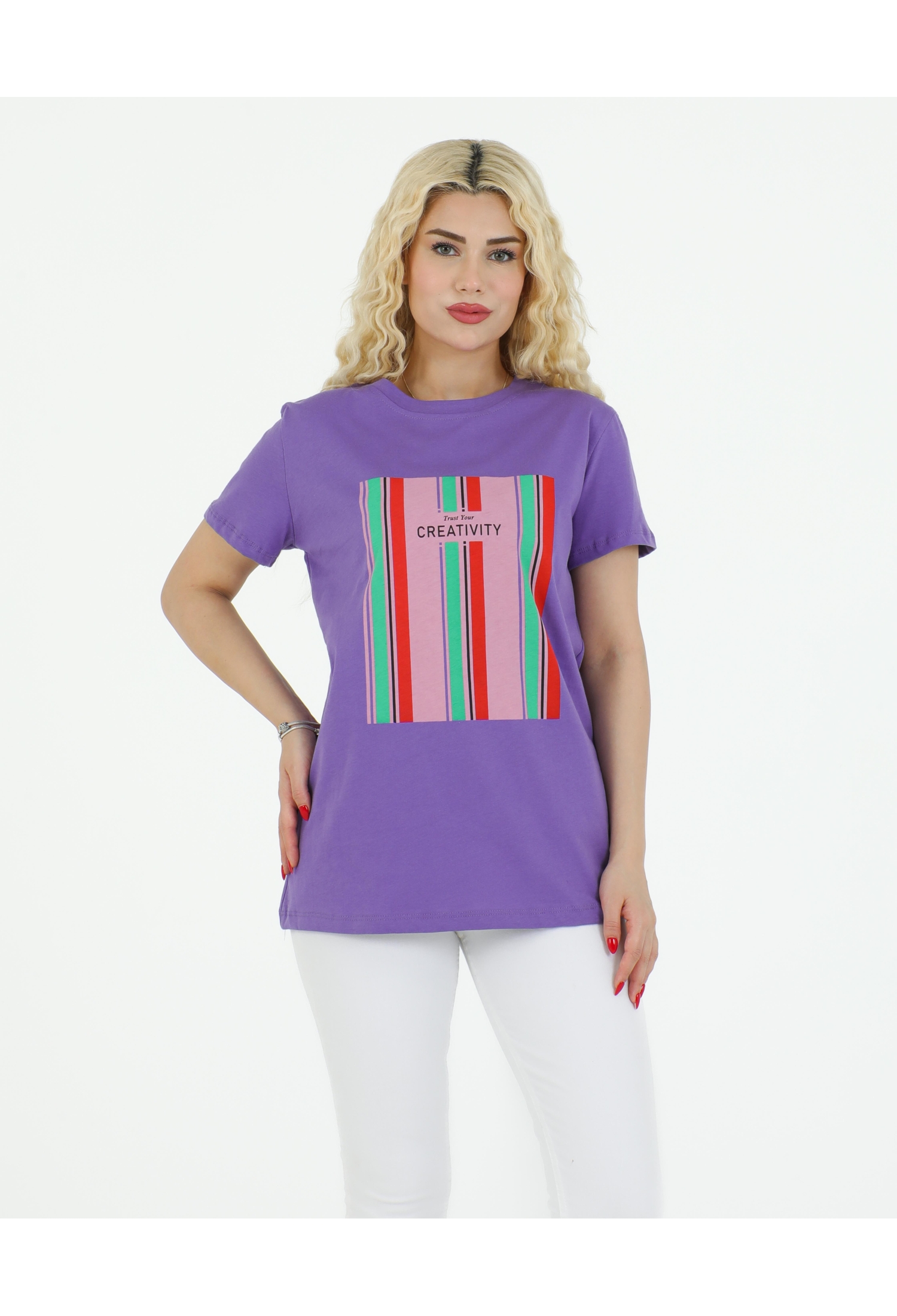 Creativity Printed T-shirt - Brand: Sortie Collection - Women & Kids, Baby Clothes Wholesale - TheBS Women