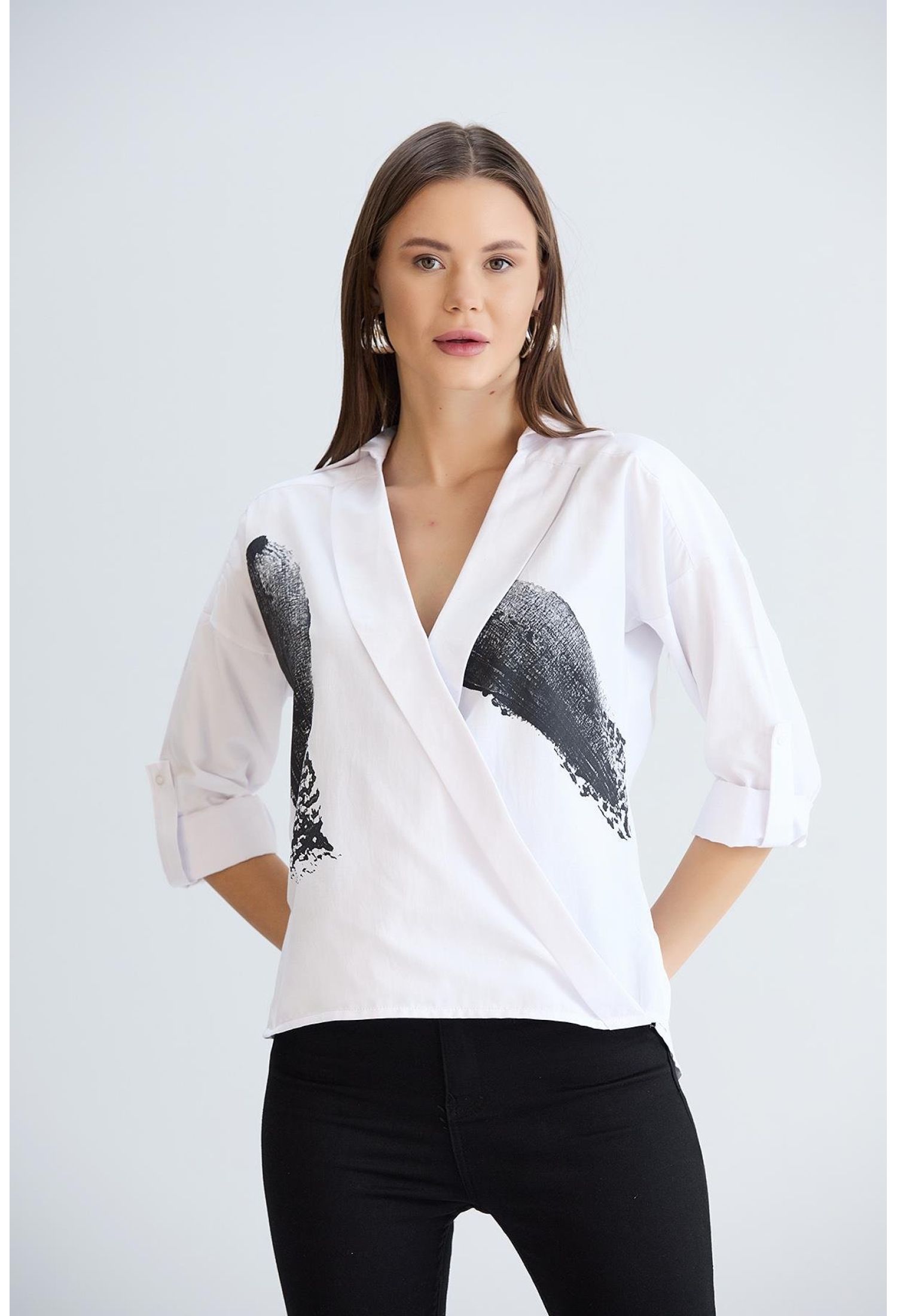 Double Breasted Collar Shirt - Brand: Sortie Collection - Women & Kids, Baby Clothes Wholesale - TheBS Women