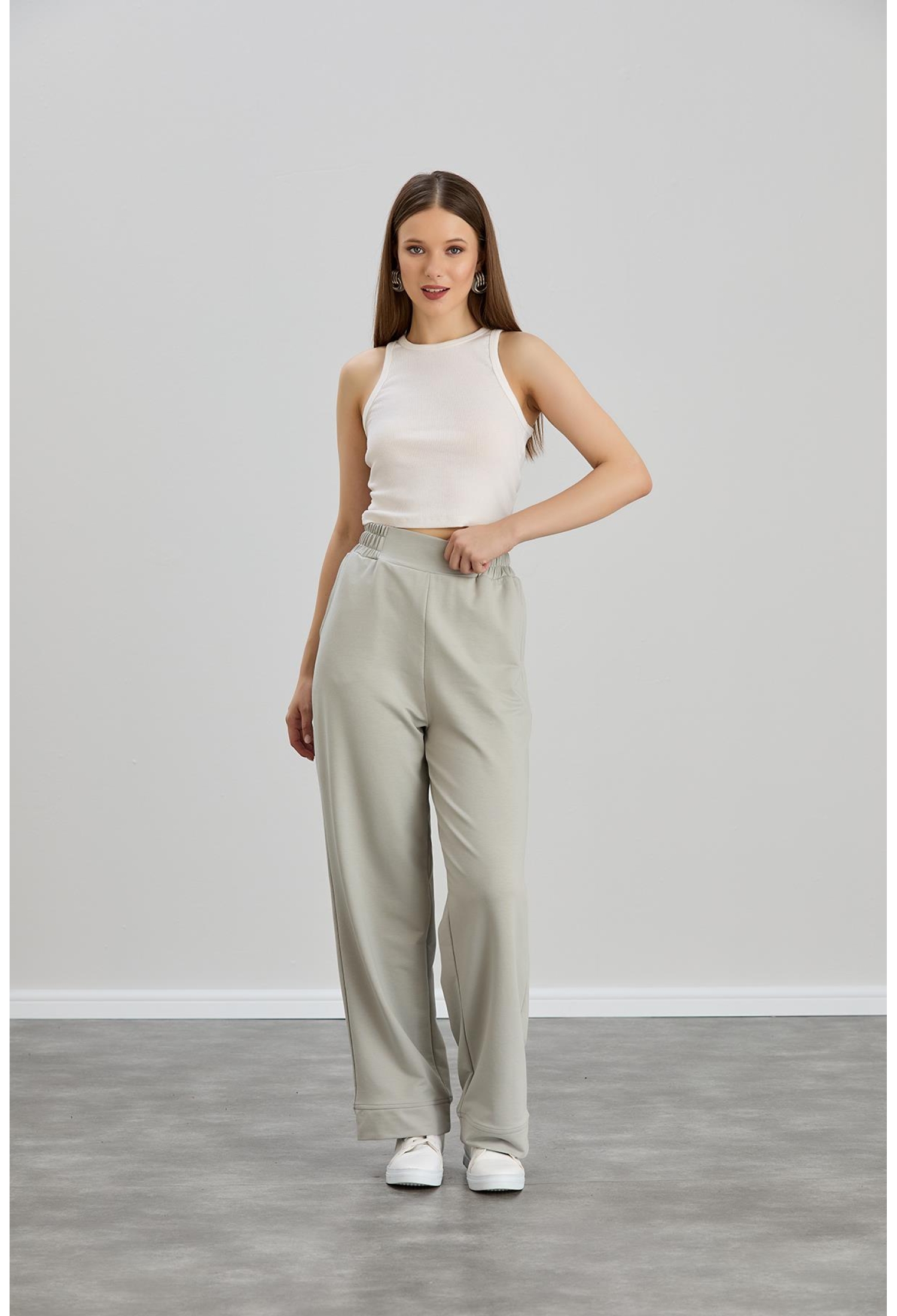 Wide Leg Double Yarn Sweatpants - Brand: Sortie Collection - Women & Kids, Baby Clothes Wholesale - TheBS Women
