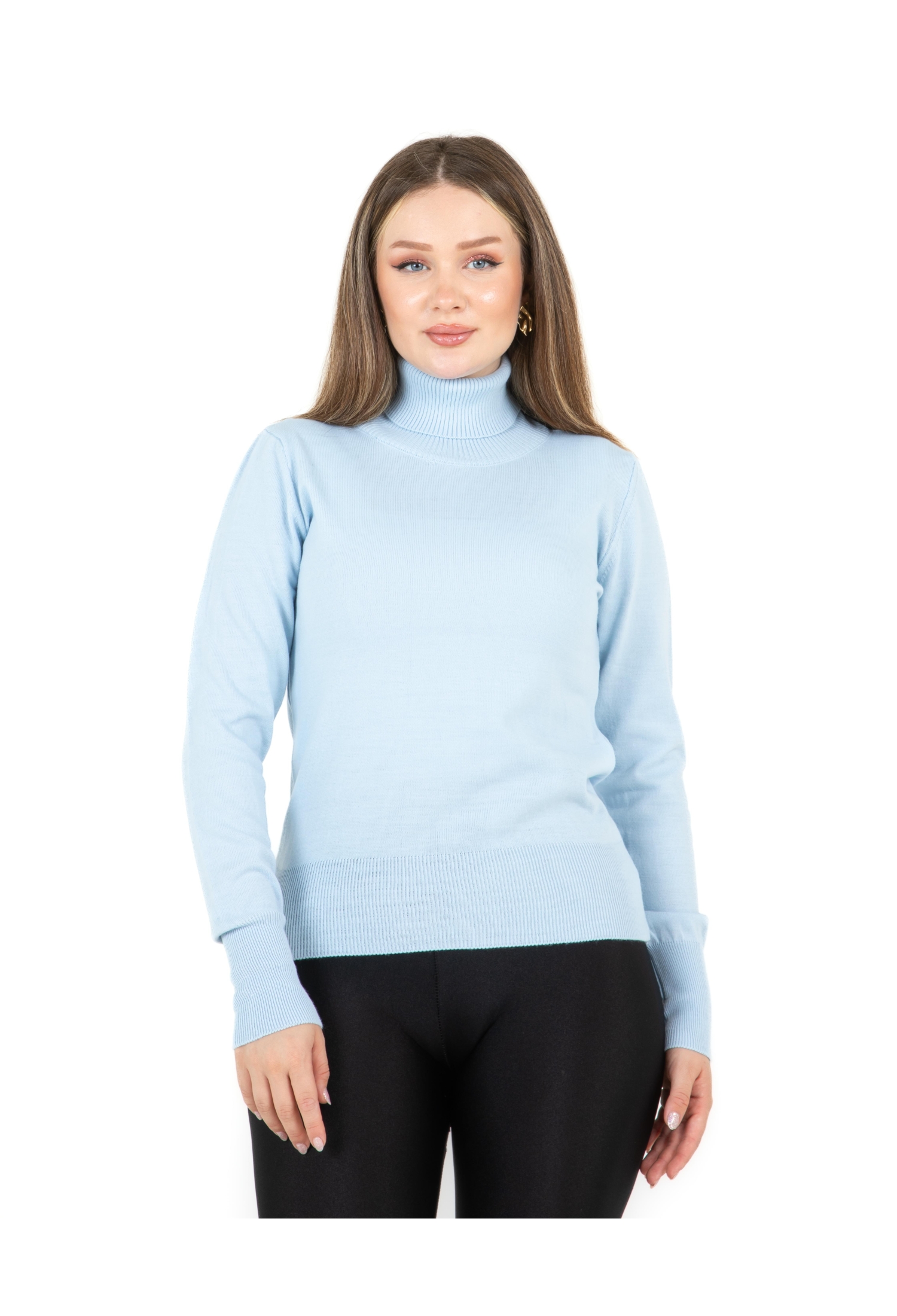 Turtleneck Basic Sweater - Brand: Sortie Collection - Women & Kids, Baby Clothes Wholesale - TheBS Women