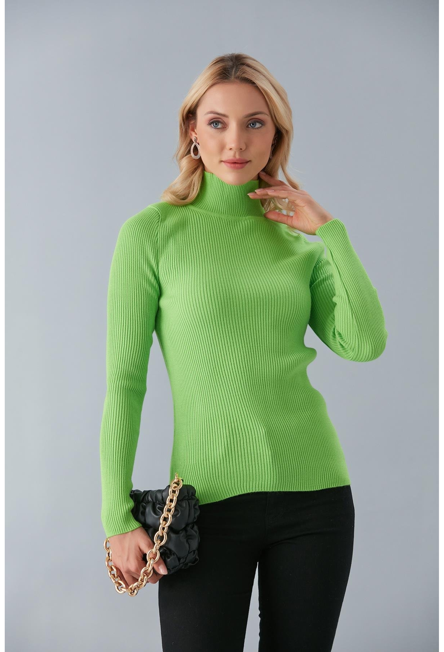 Half Turtleneck Sweater - Brand: Sortie Collection - Women & Kids, Baby Clothes Wholesale - TheBS Women