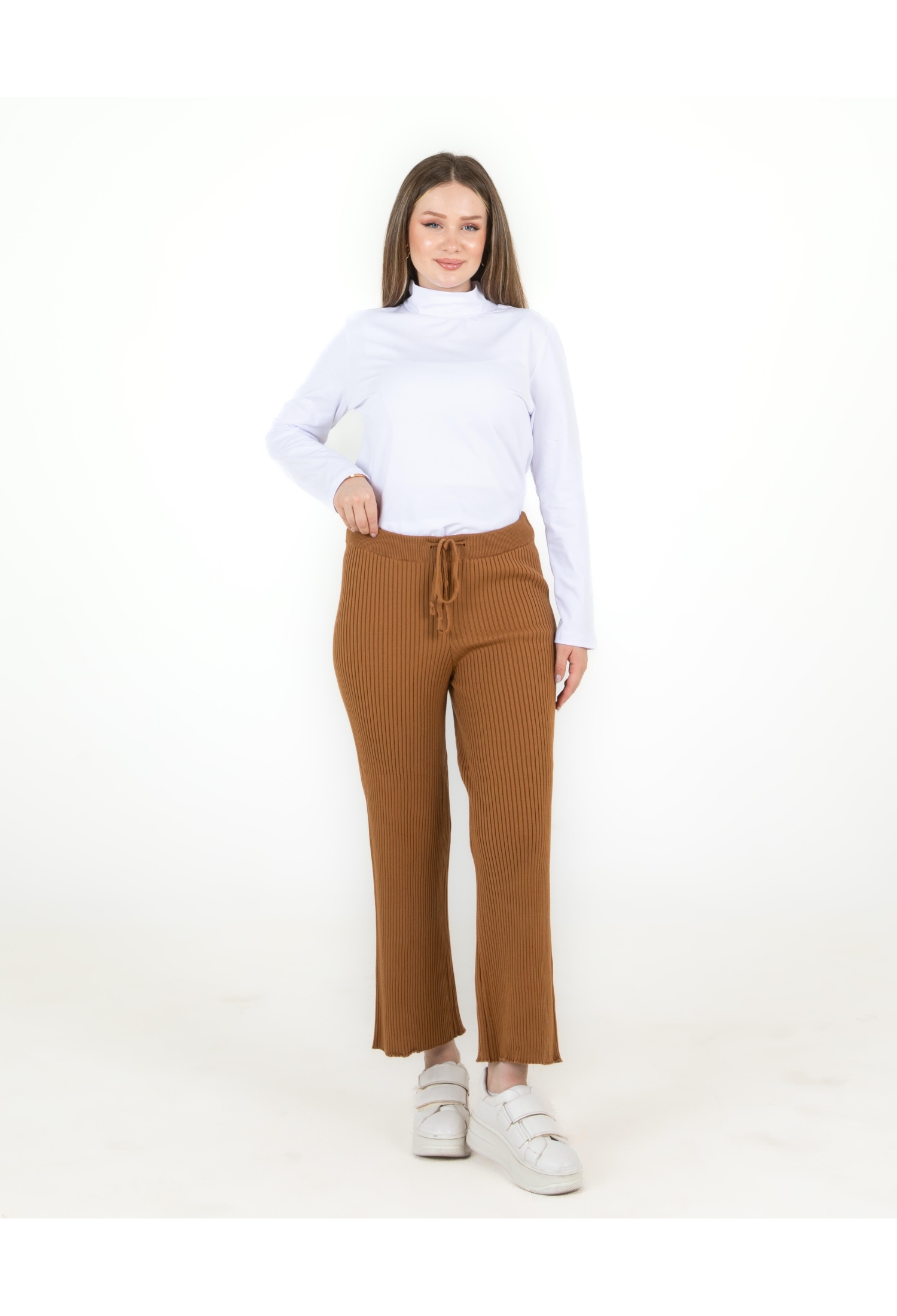 Knitted Trousers - Soil - Brand: Sortie Collection - Women & Kids, Baby Clothes Wholesale - TheBS Women