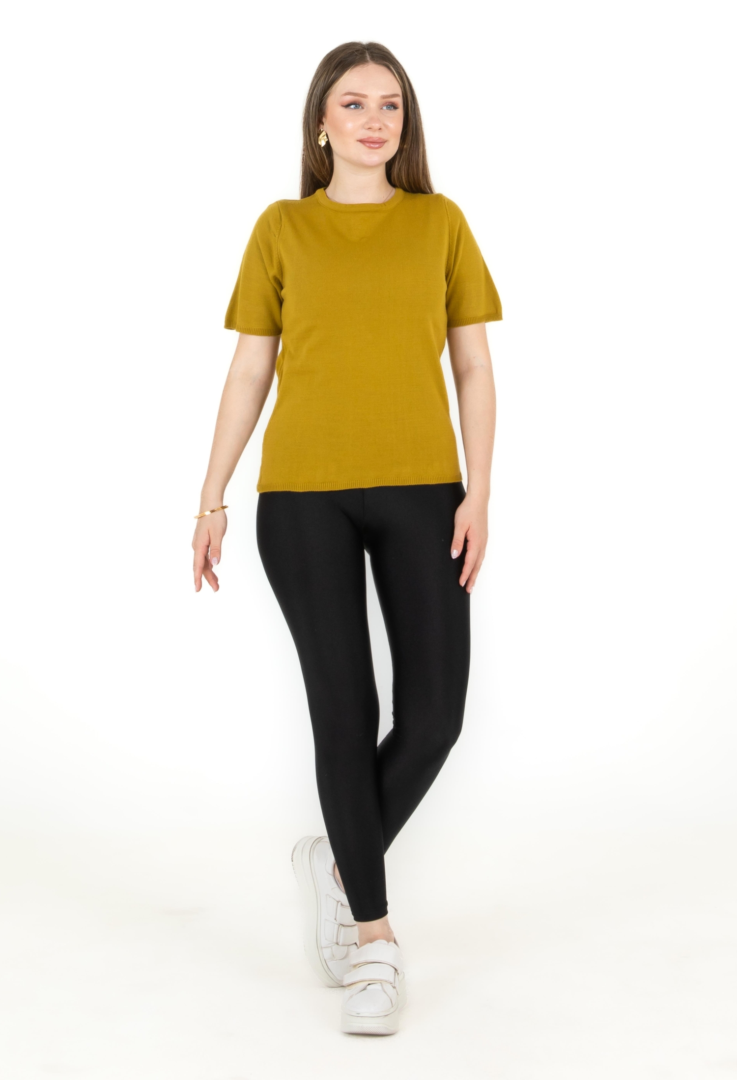 Short Sleeve Sweater - Tobacco - Brand: Sortie Collection - Women & Kids, Baby Clothes Wholesale - TheBS Women