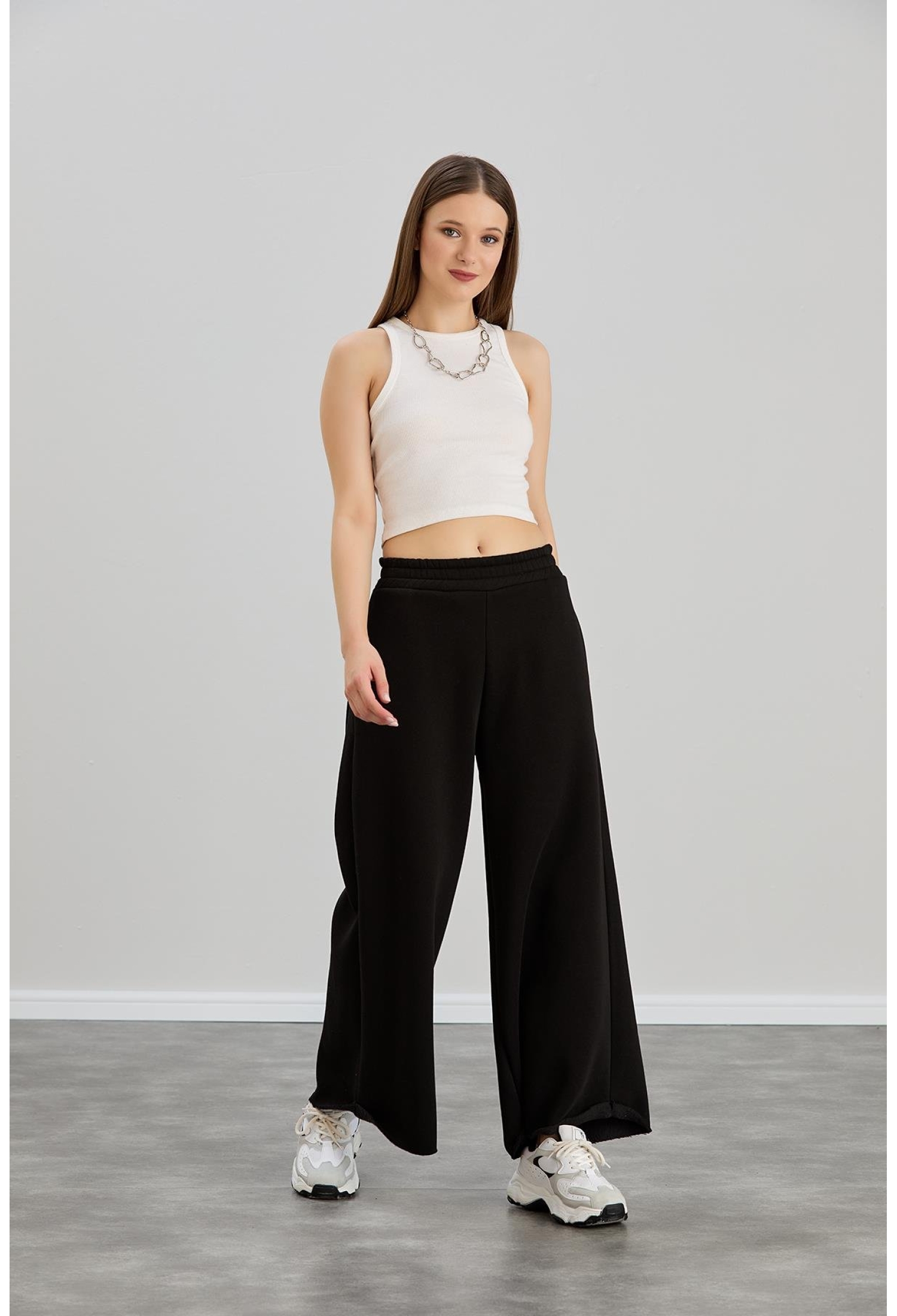 Wide Leg Triple Yarn Sweatpants - Brand: Sortie Collection - Women & Kids, Baby Clothes Wholesale - TheBS Women