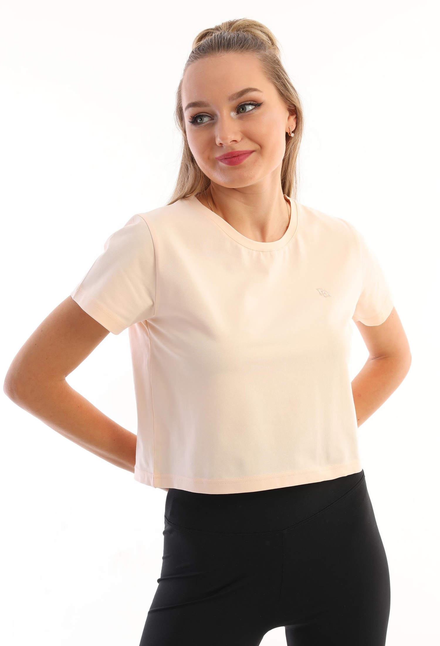 Crew Neck Crop Women's T-Shirt - Brand: EDELLE - Women & Kids, Baby Clothes Wholesale - TheBS Women
