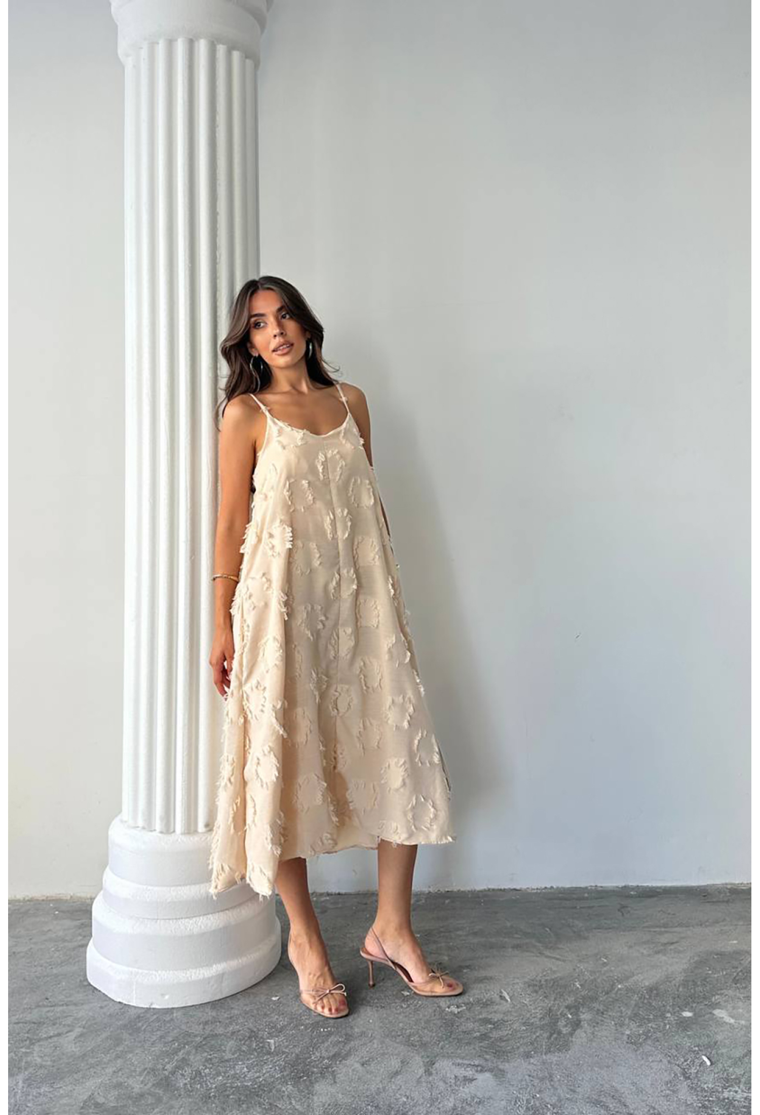 Slip Dress With Sweetheart Neck - Brand: Mode Roy - Women & Kids, Baby Clothes Wholesale - TheBS Women